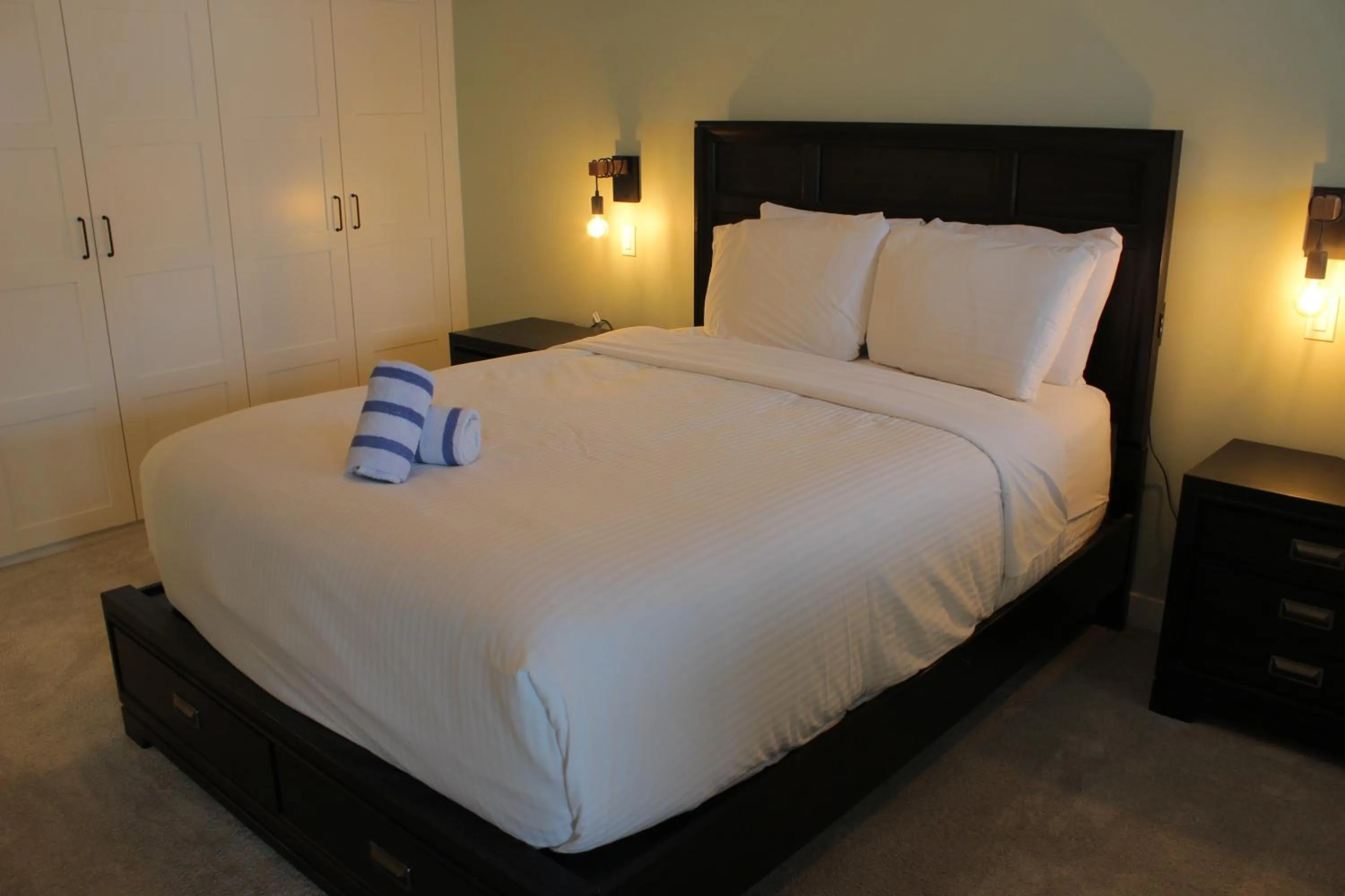 Bed in Timberline Lodges by Fernie Lodging Co