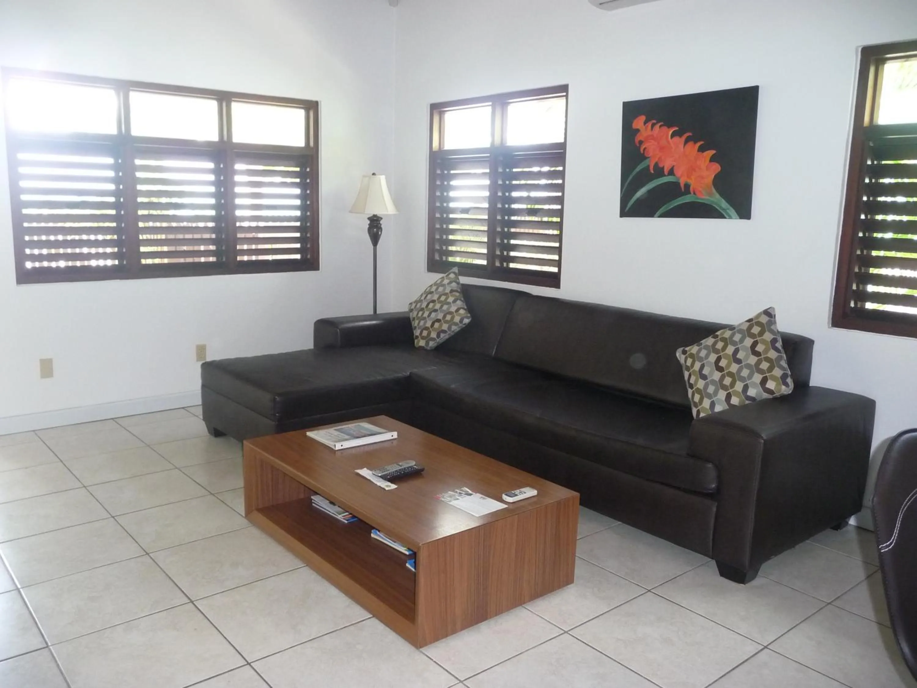 Living room in Buccaneer Beach Club