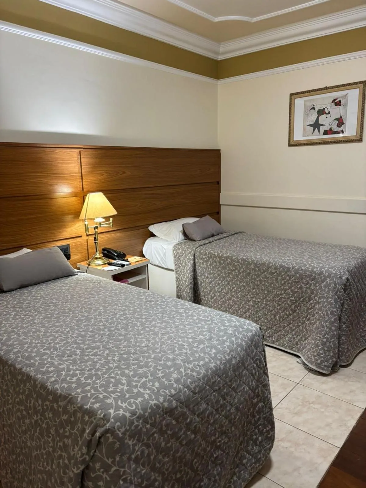 Bed in Tamareiras Park Hotel