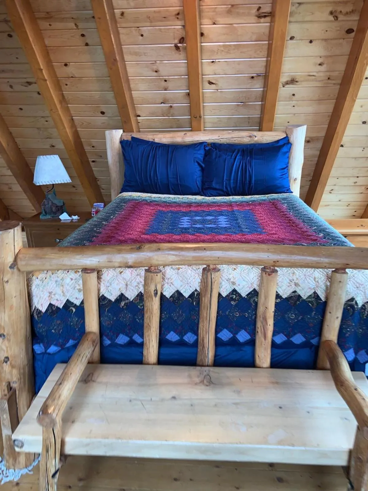 Bed in Alaska Adventure Cabins