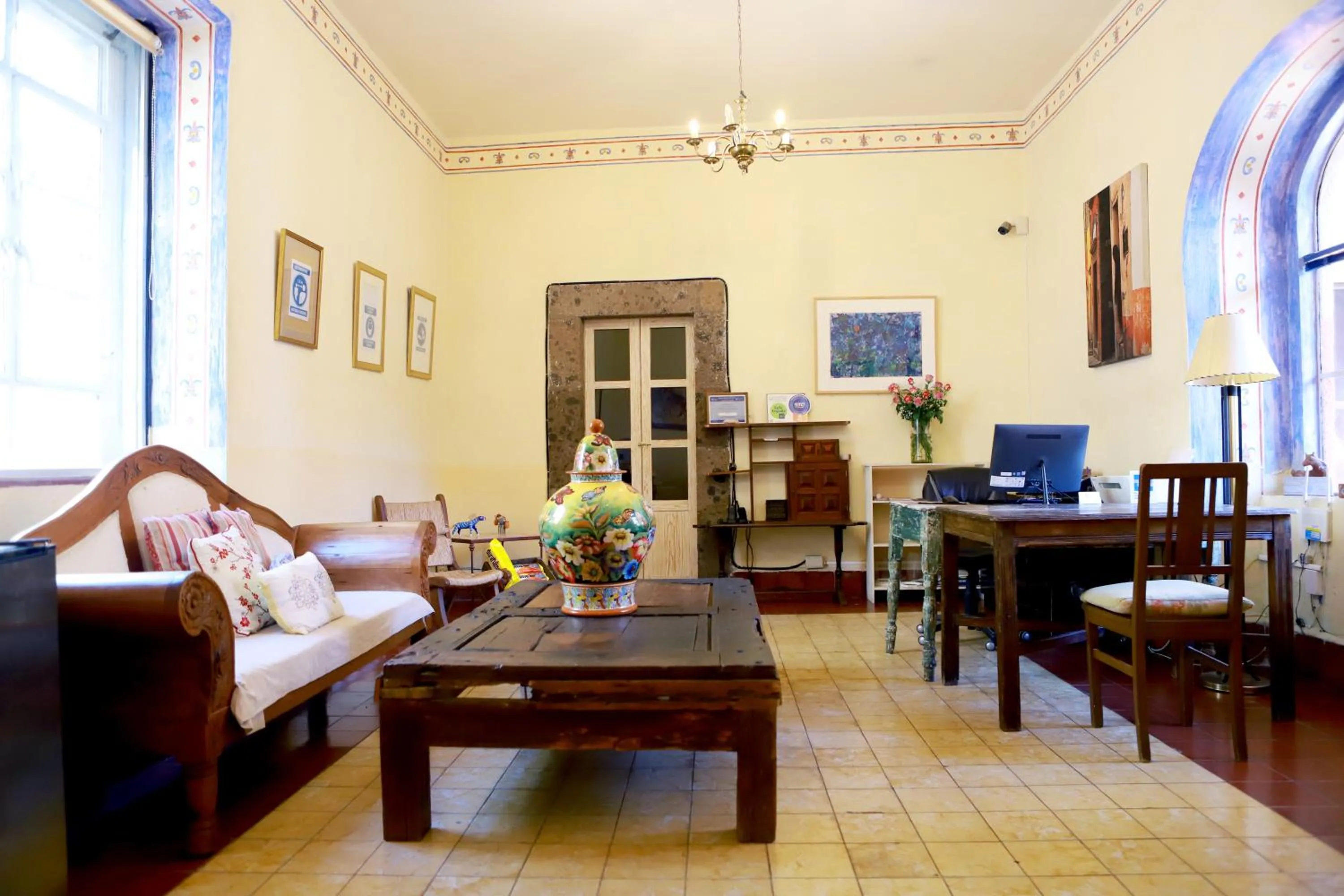 Lobby or reception in Suites Santo Domingo