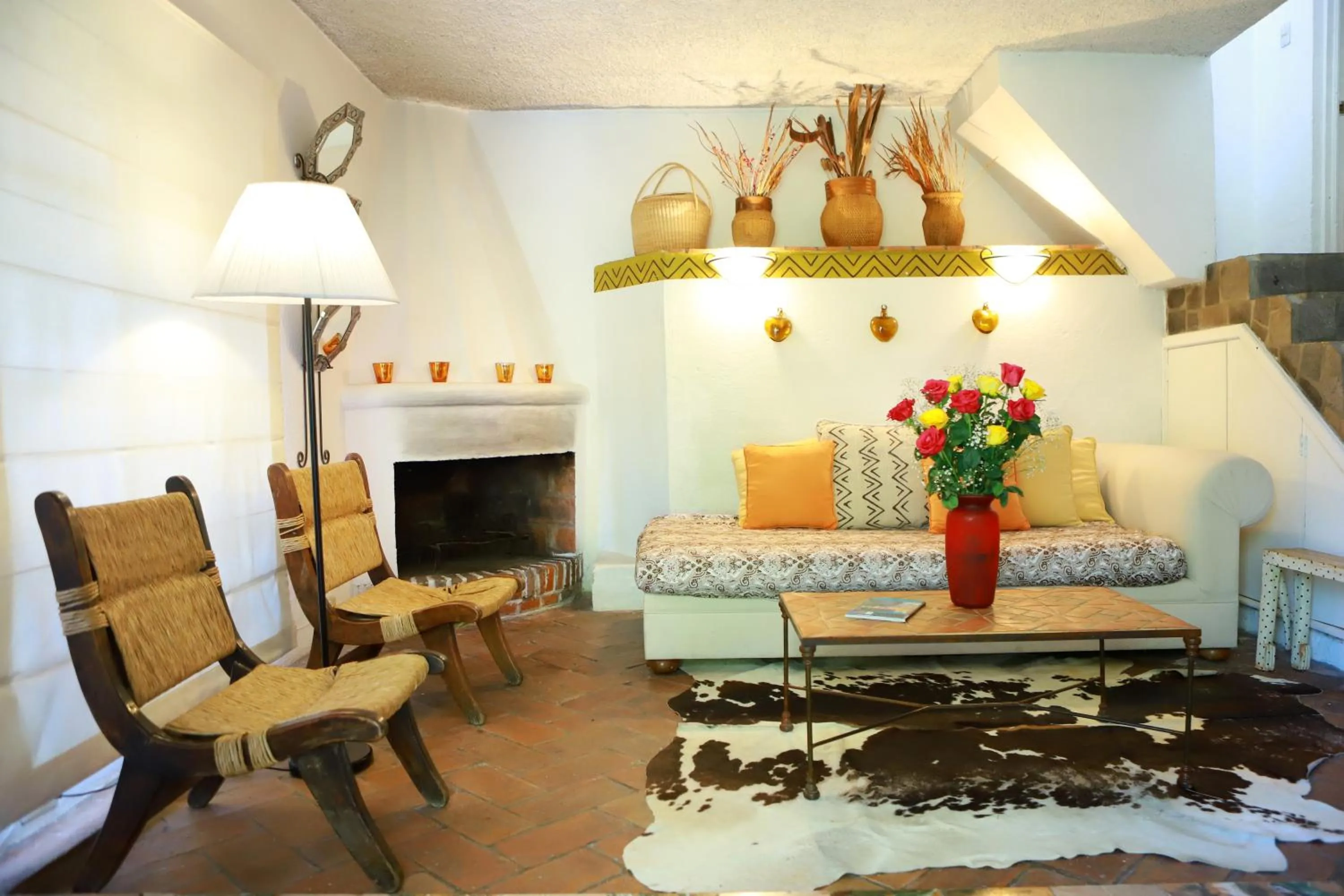 Living room in Suites Santo Domingo