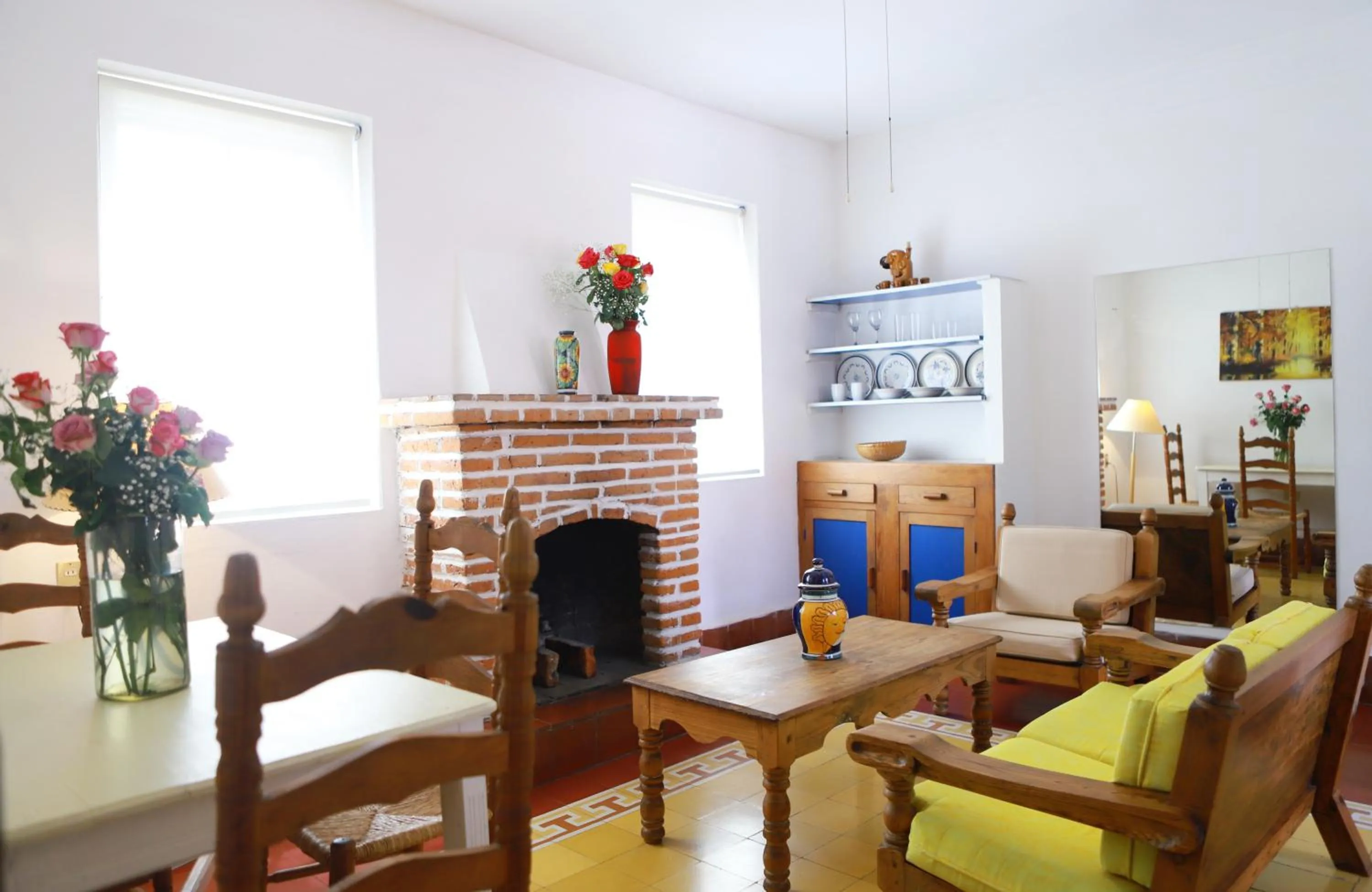 Living room in Suites Santo Domingo