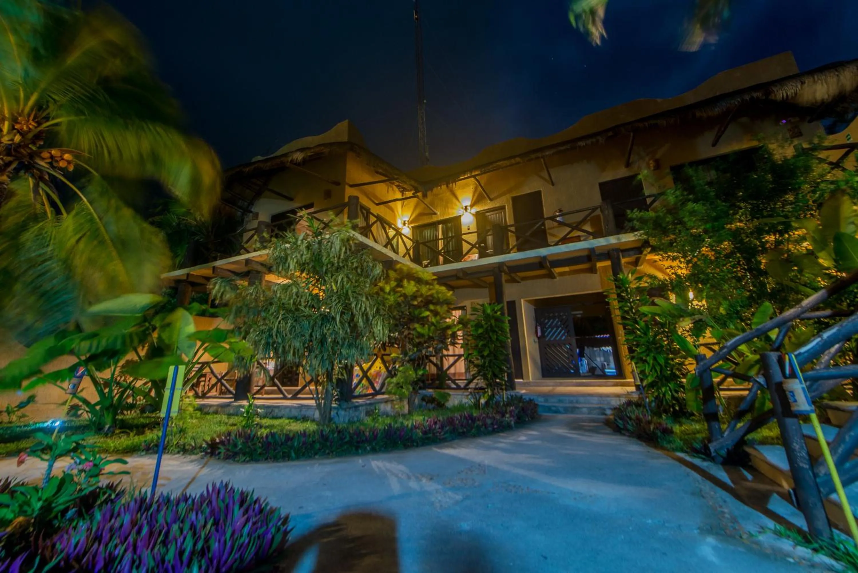 Garden in Hotel Luna De Plata Mahahual