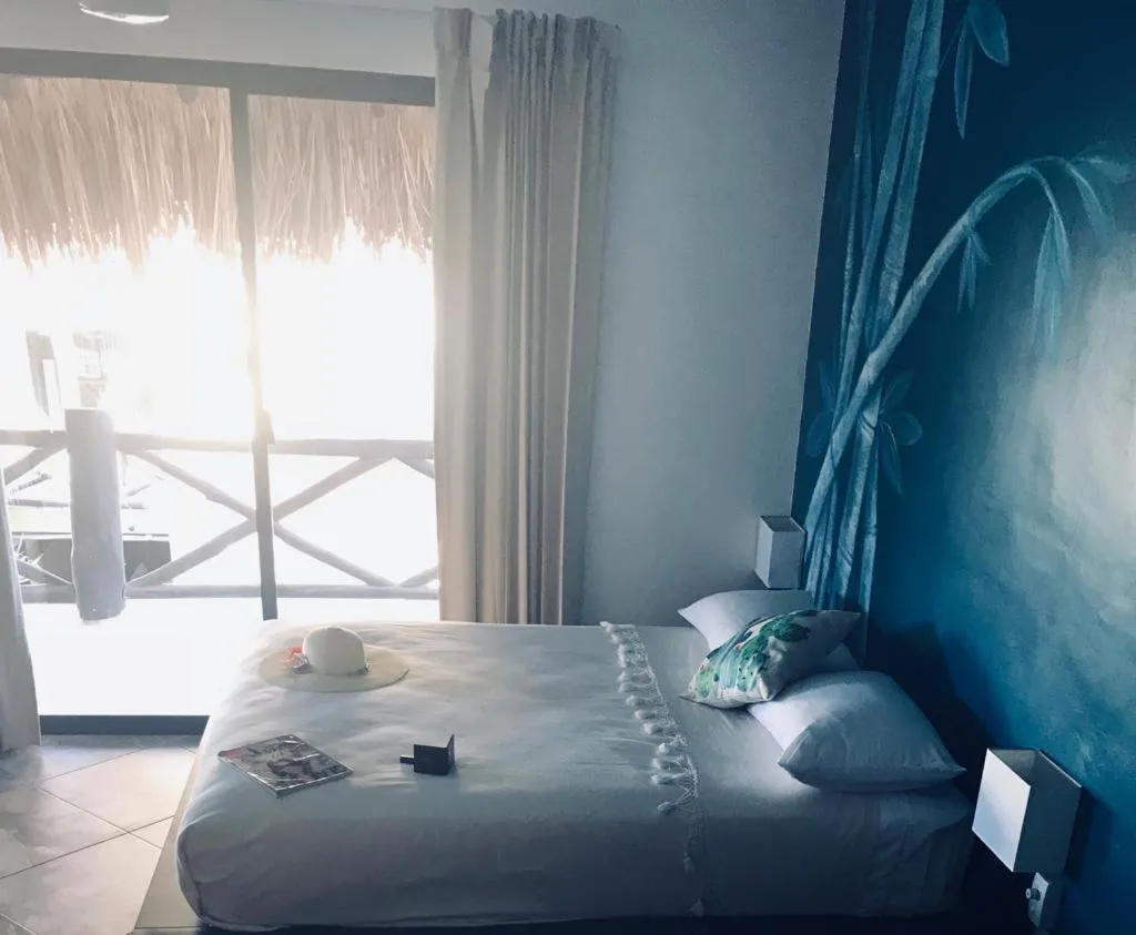 Bed in Hotel Luna De Plata Mahahual