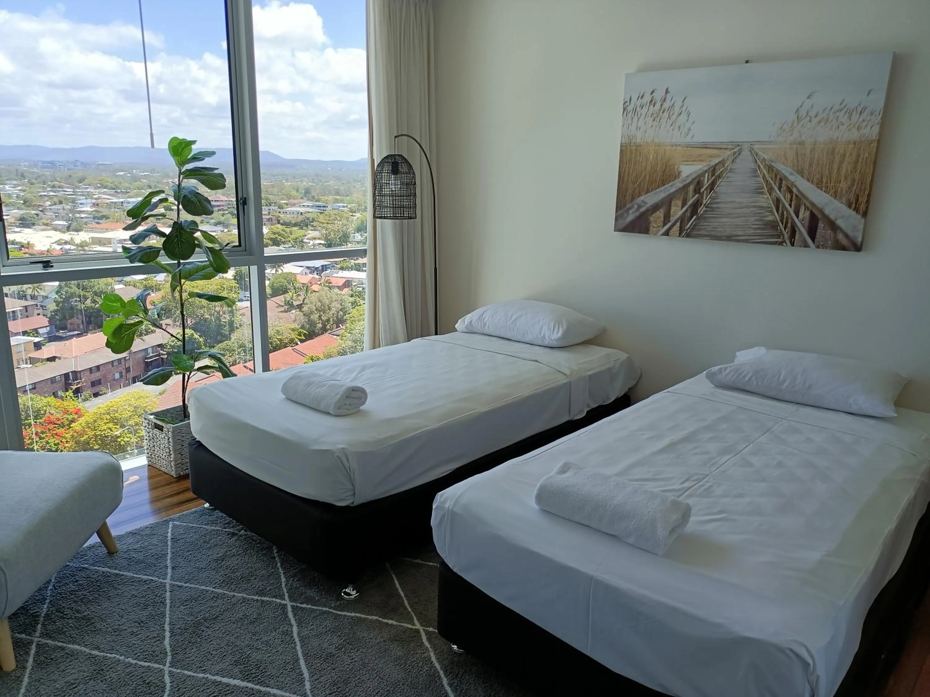 Bed in The Grand Apartments