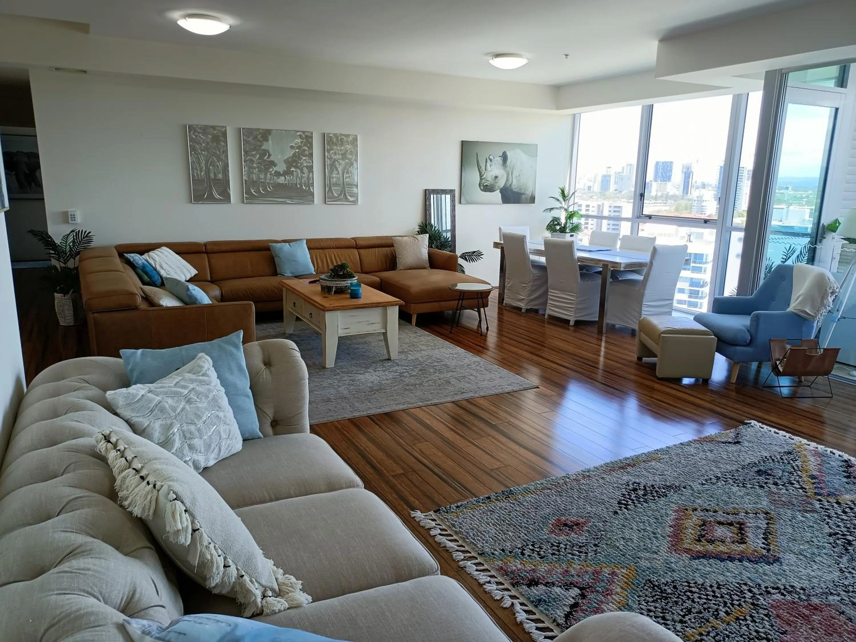 Living room in The Grand Apartments
