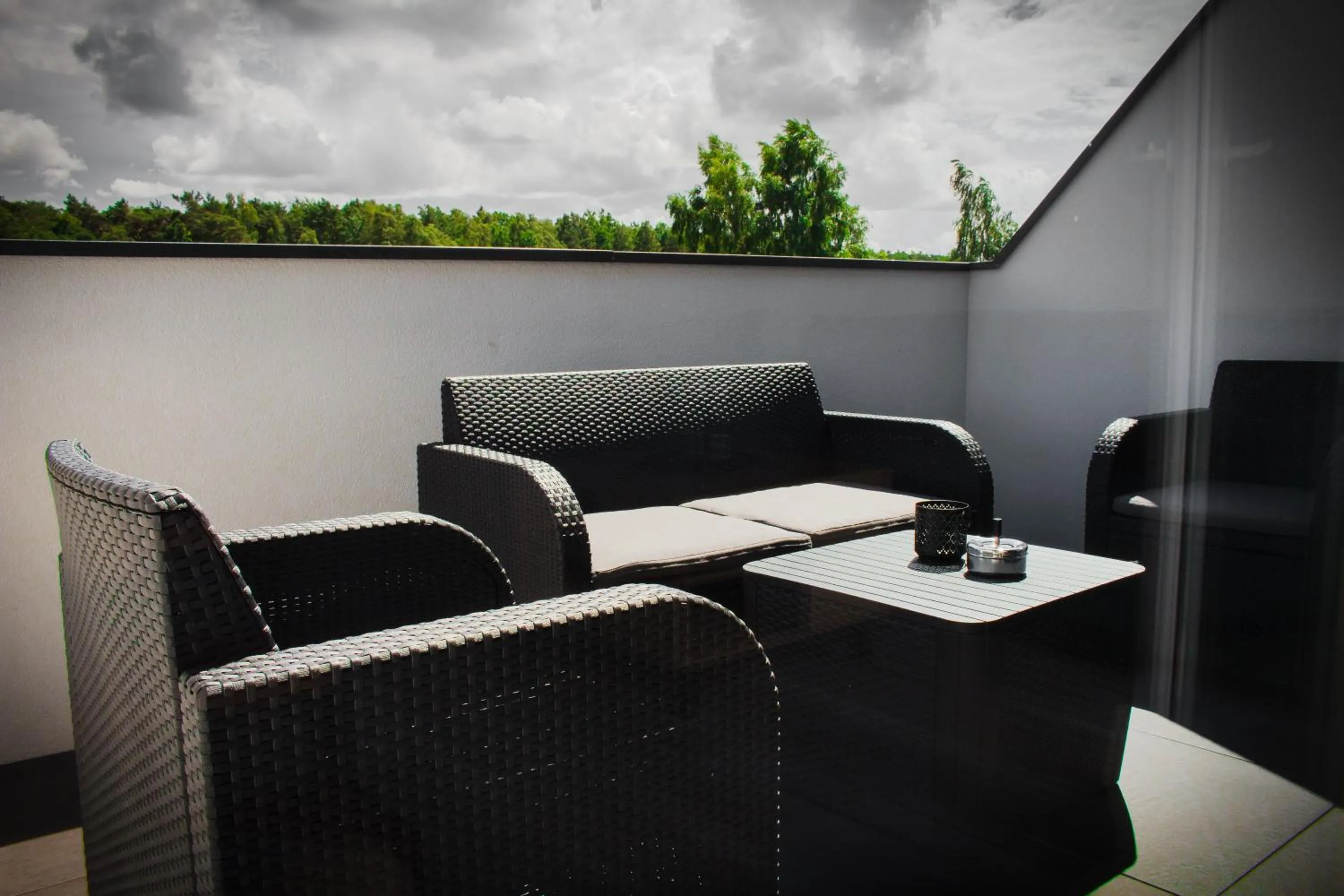 Balcony/Terrace in Zielony Zakątek