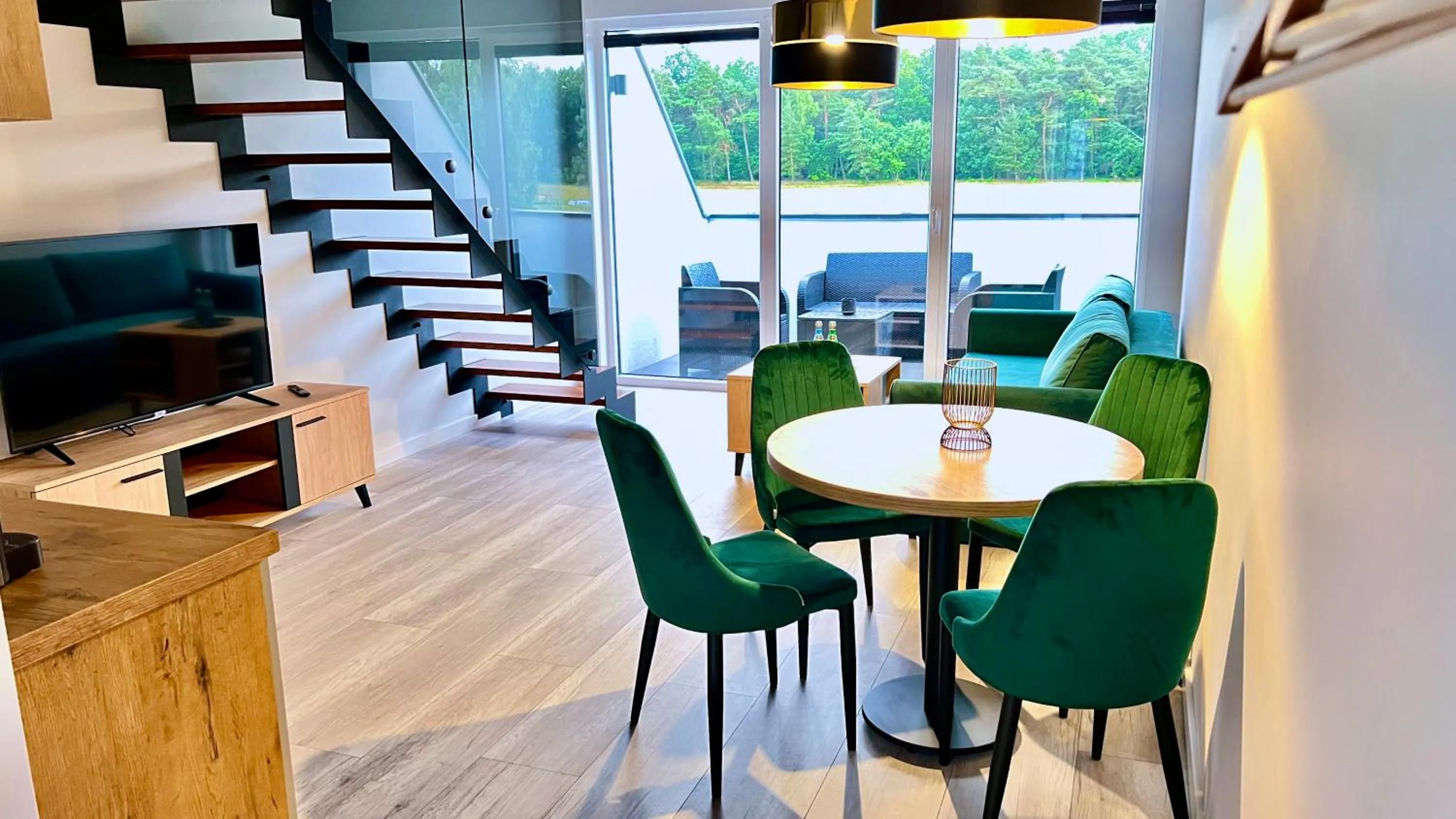 Living room in Zielony Zakątek
