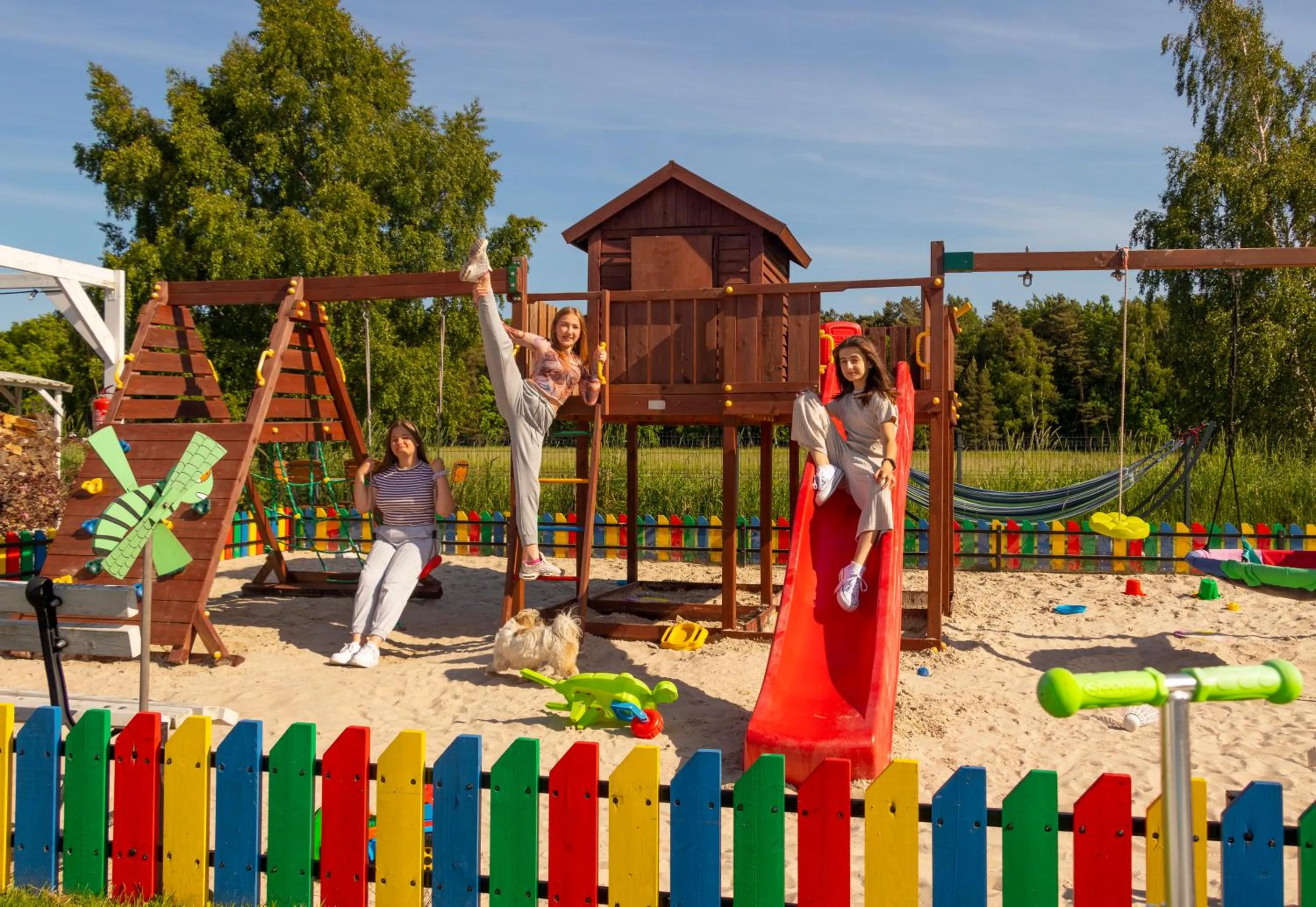 Children play ground in Zielony Zakątek