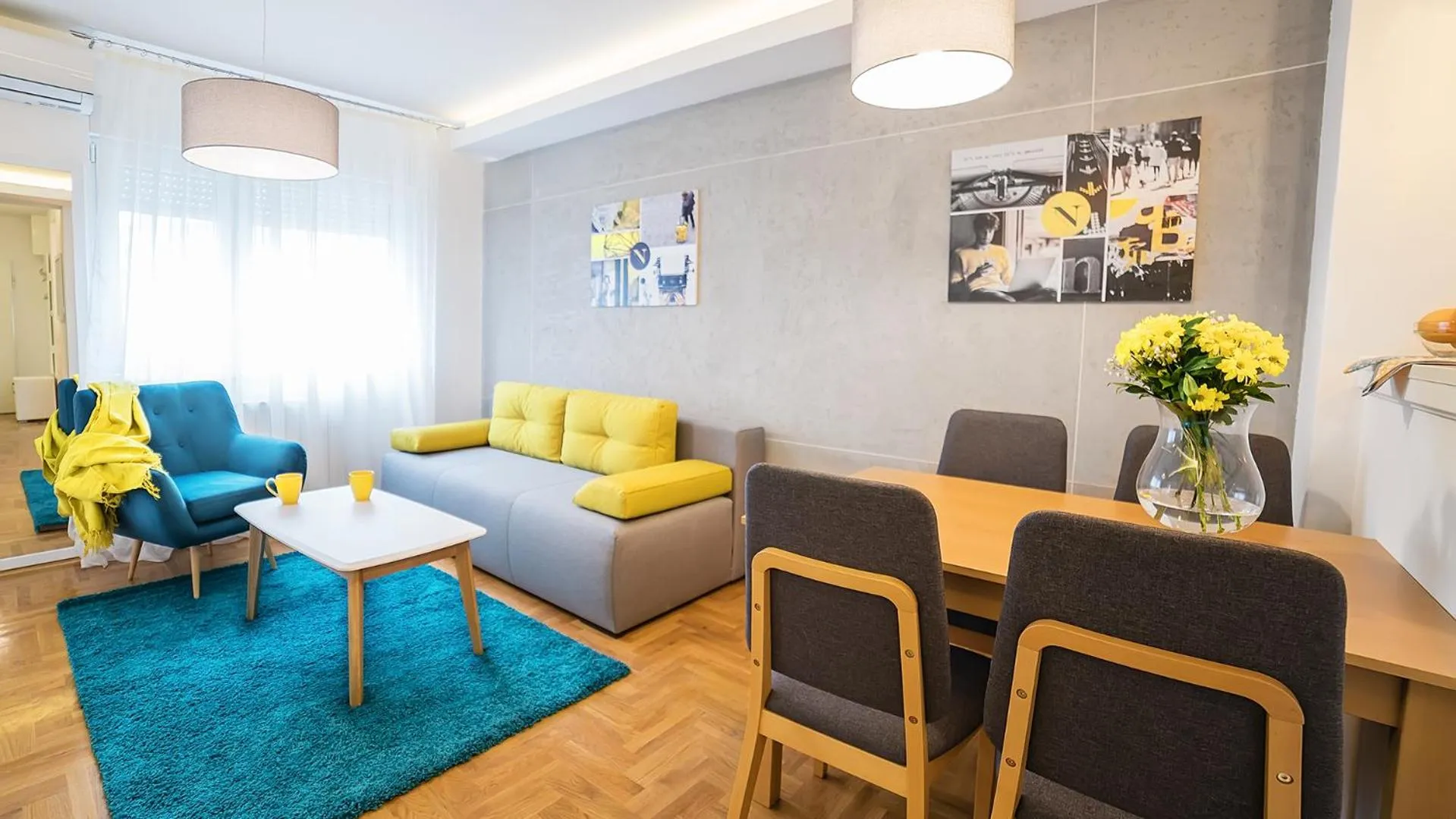 Living room in Novel Inn