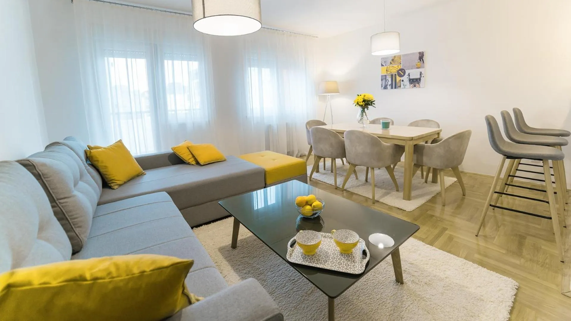 Living room in Novel Inn