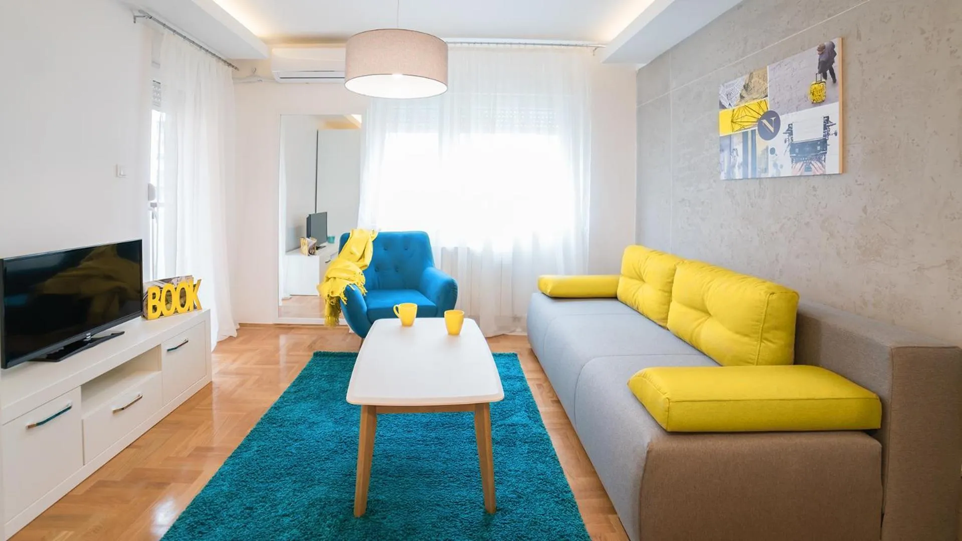 Living room in Novel Inn