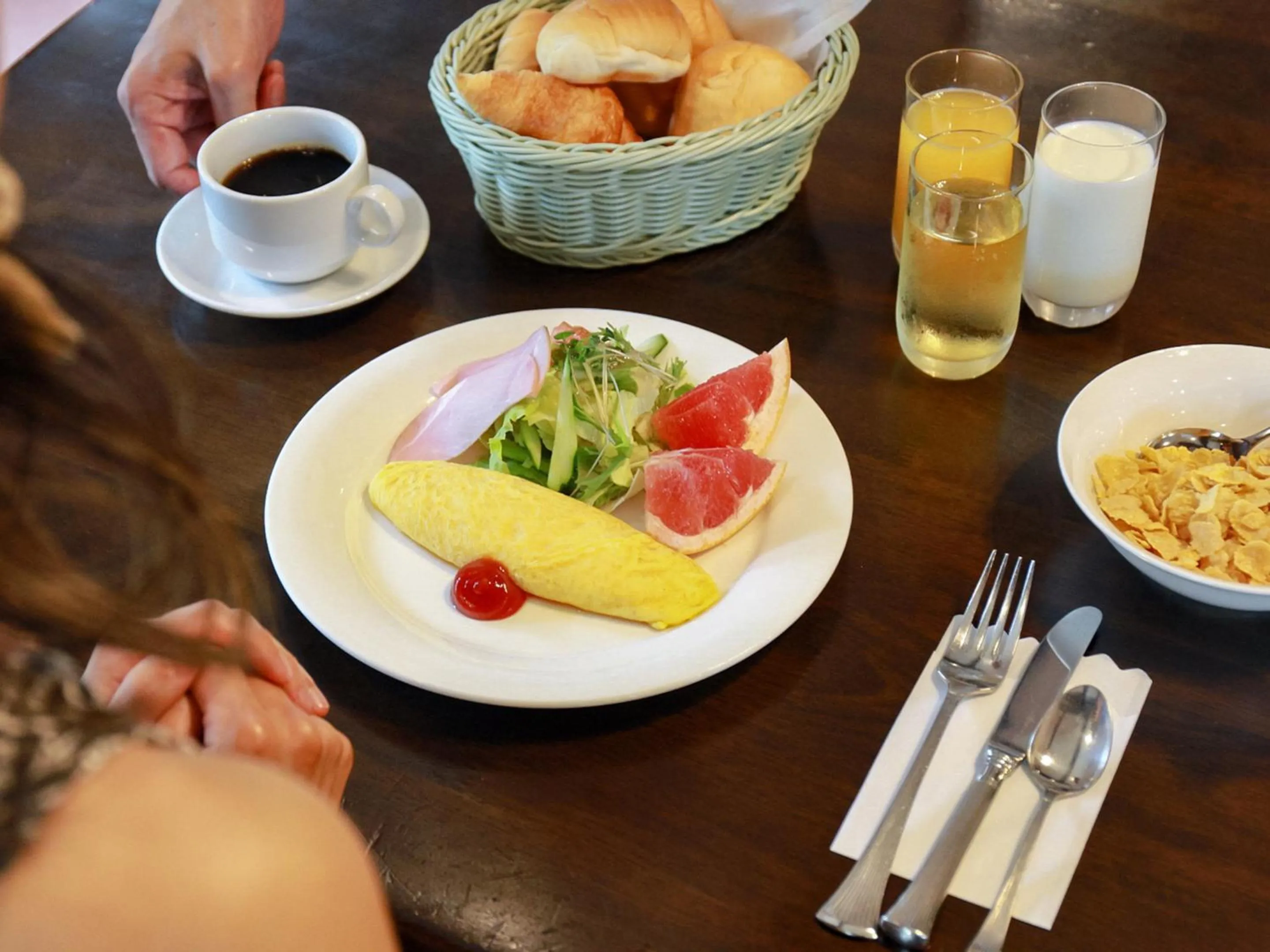 Breakfast in Landhaus Dancru Netz