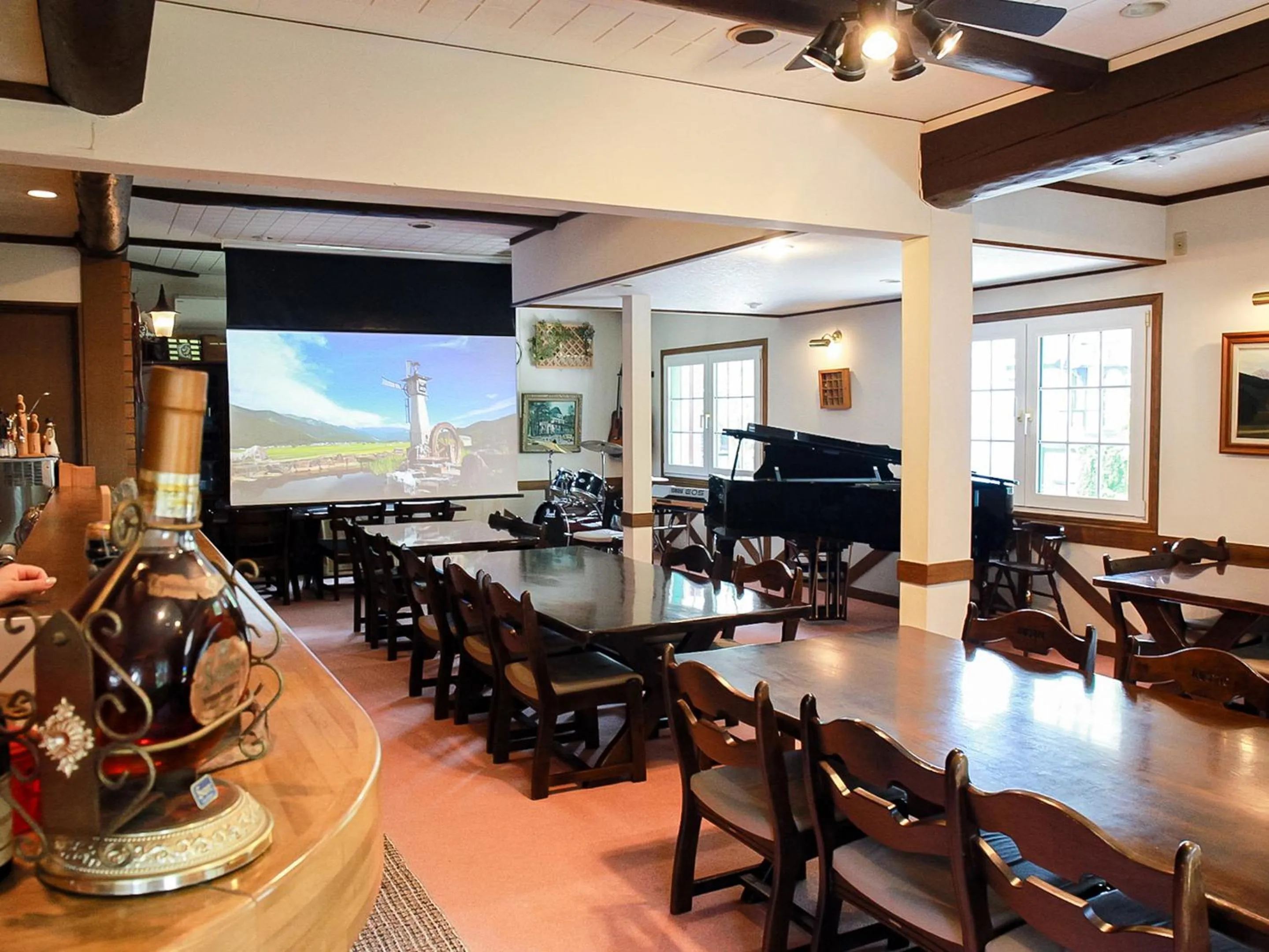 Lounge or bar in Landhaus Dancru Netz