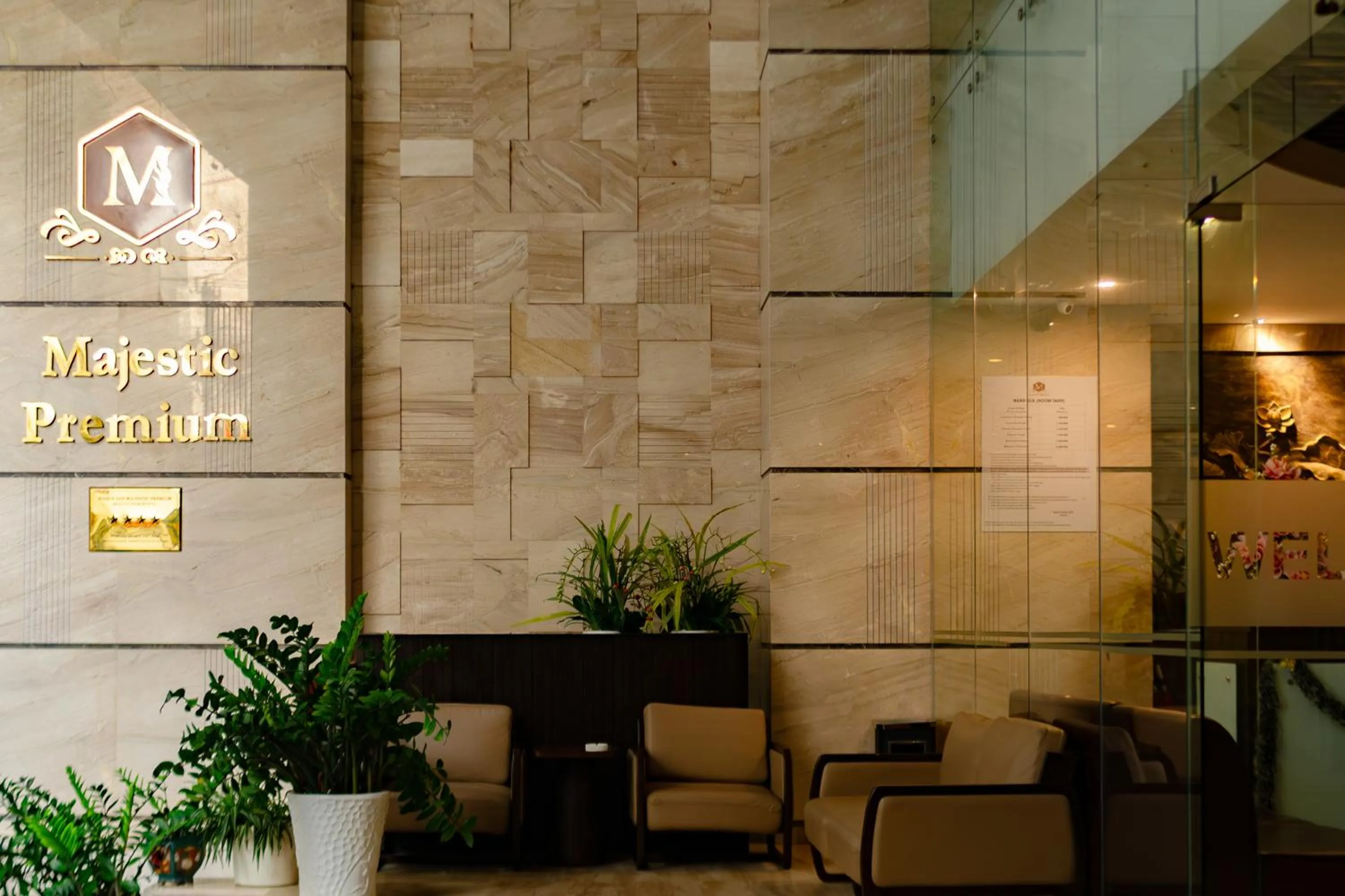 Logo/Certificate/Sign in Majestic Premium Hotel