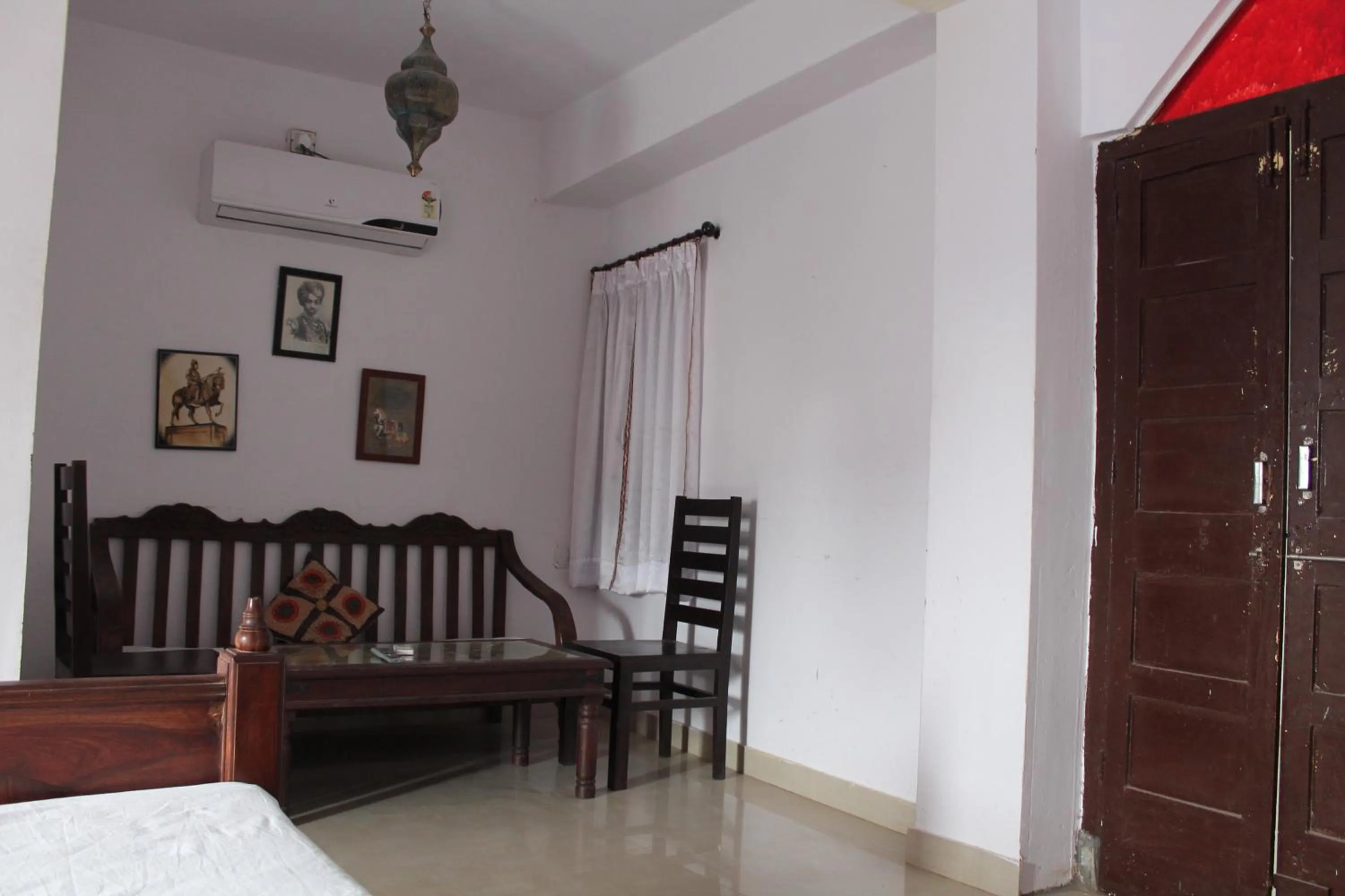 Seating area in Kesar Heritage Boutique Home Stay