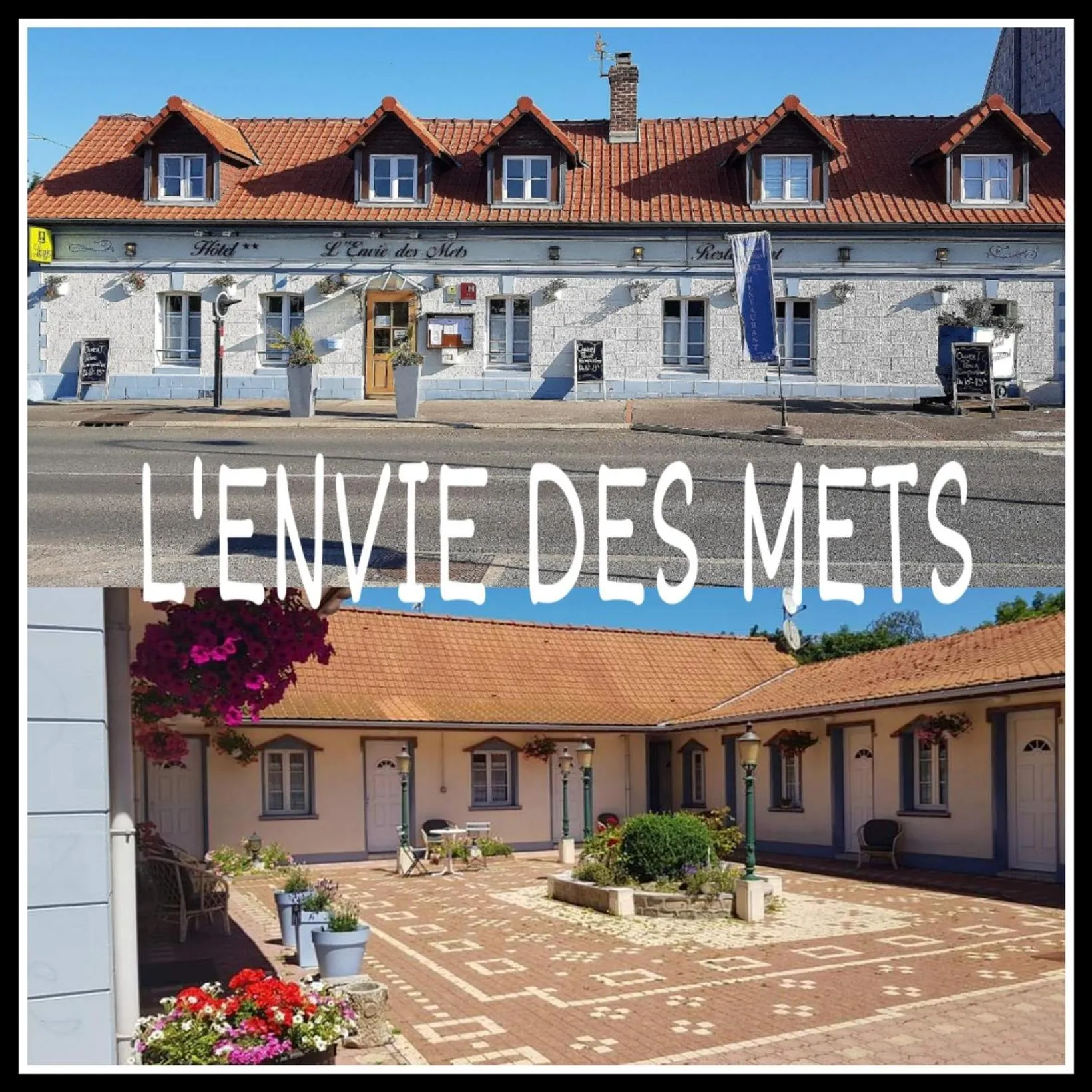 Facade/entrance in LOGIS - Hôtel & restaurant "L'envie des mets"