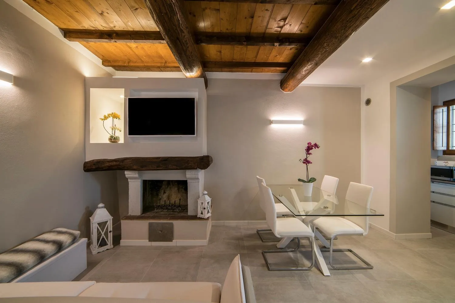 Living room in Rocca Palazzaccio