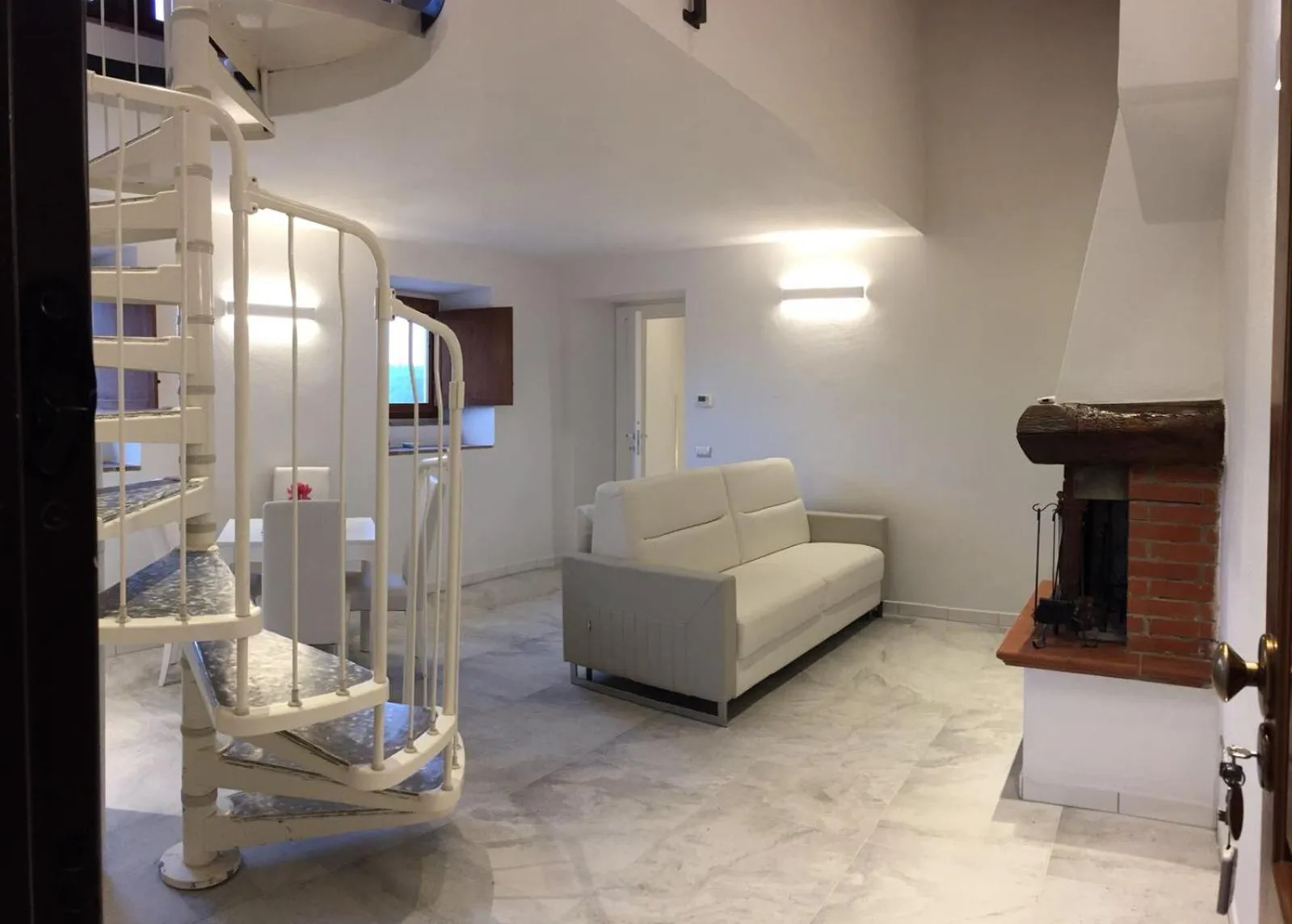 Living room in Rocca Palazzaccio