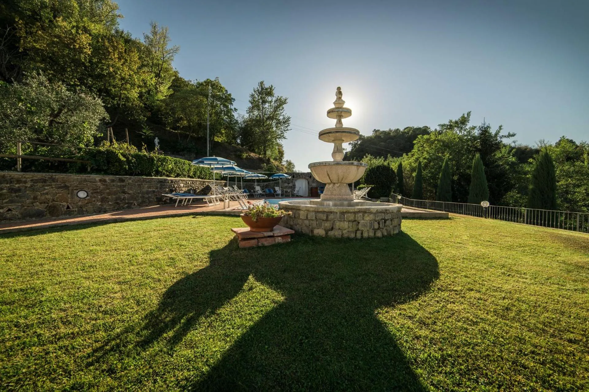 Garden in Rocca Palazzaccio