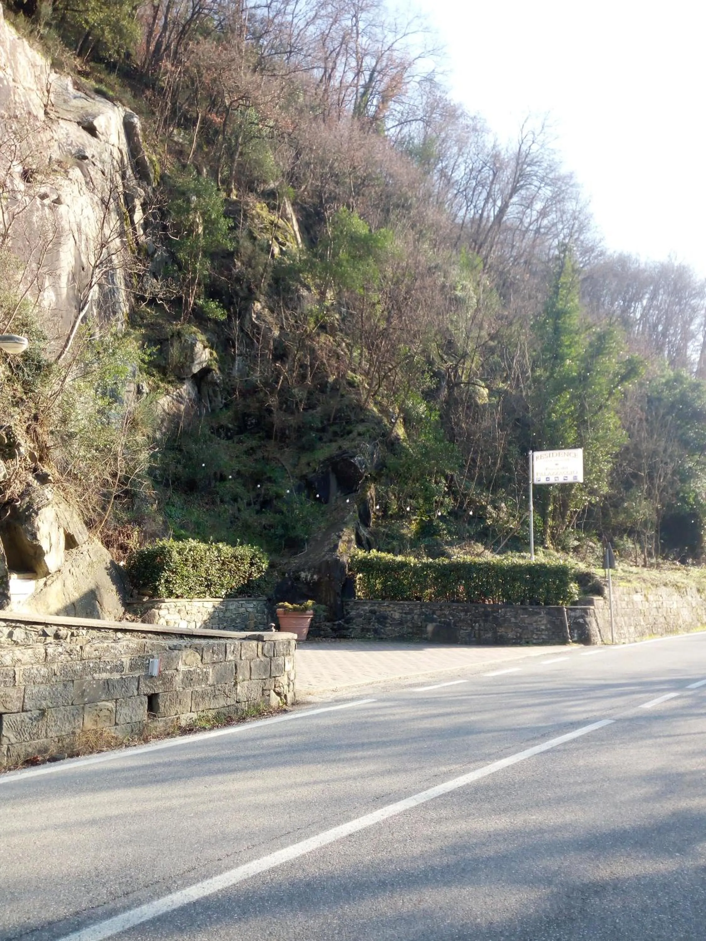 Facade/entrance in Rocca Palazzaccio