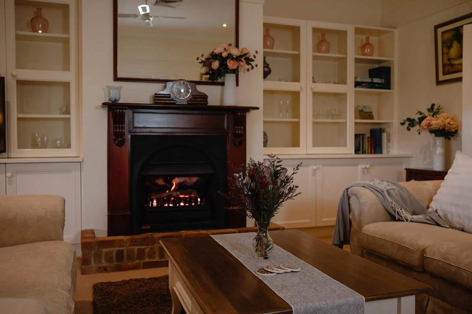 fireplace in Bluebush Estate