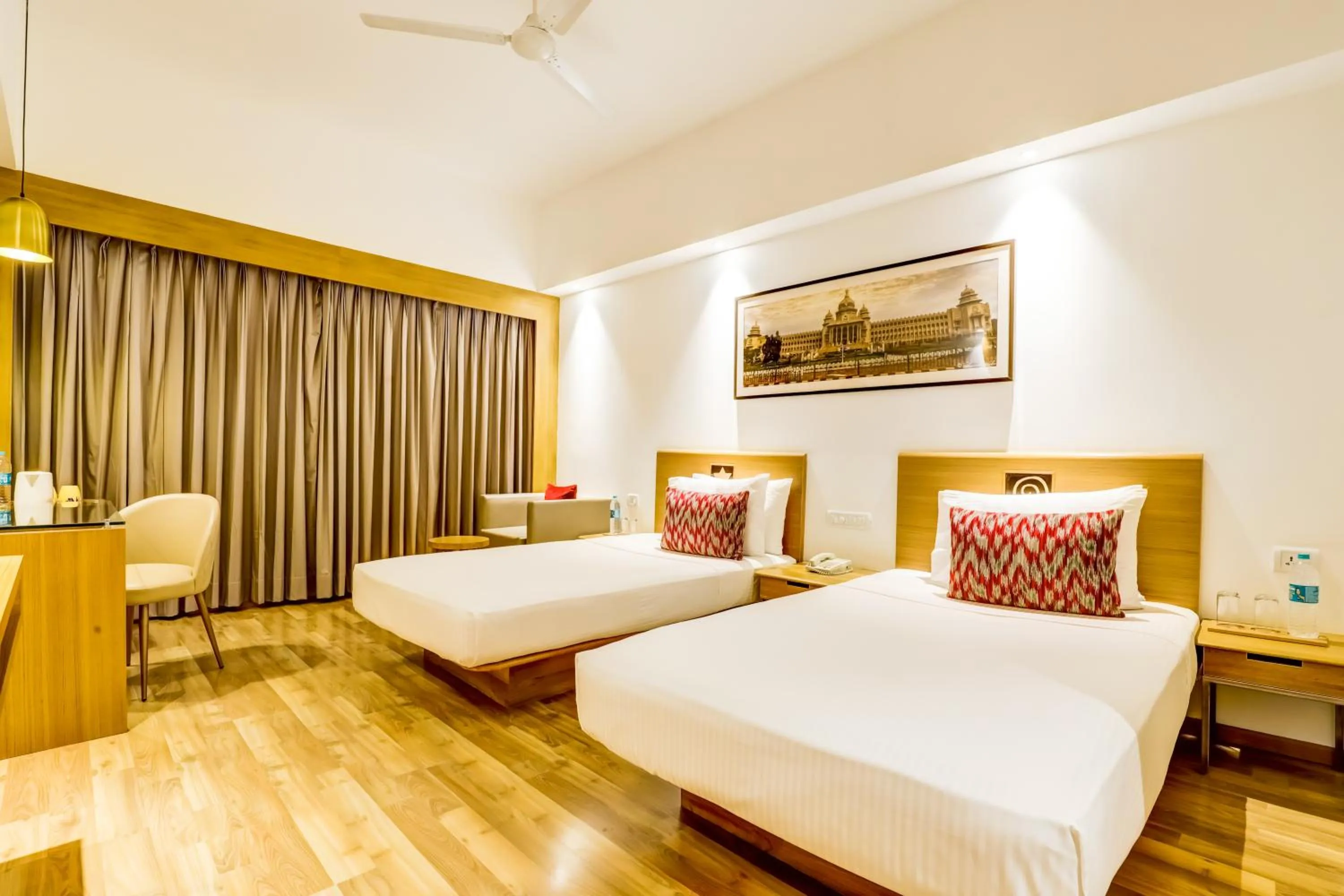 Bed in Lemon Tree Hotel Whitefield, Bengaluru
