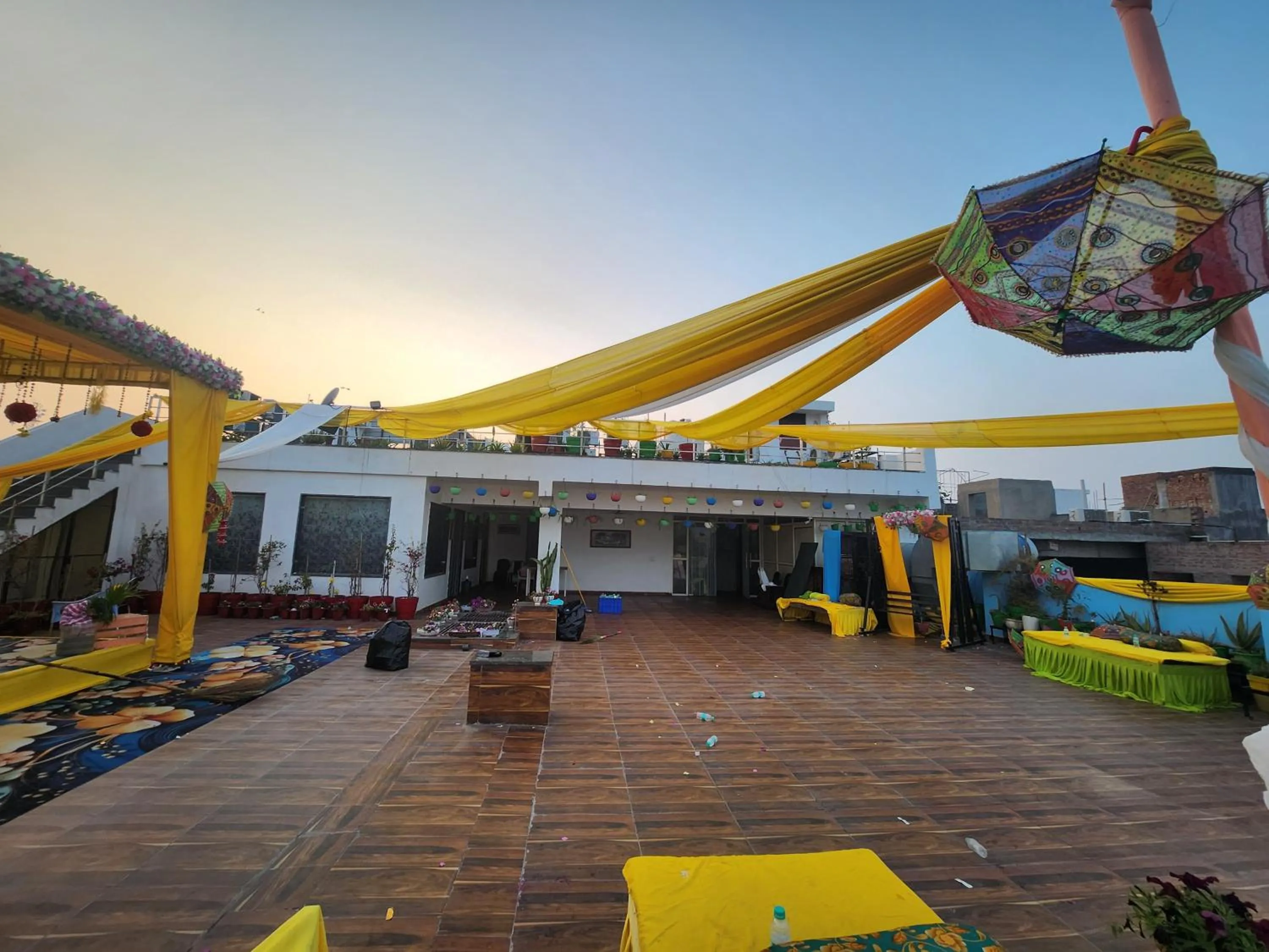 Balcony/Terrace in Hotel Anand Villa