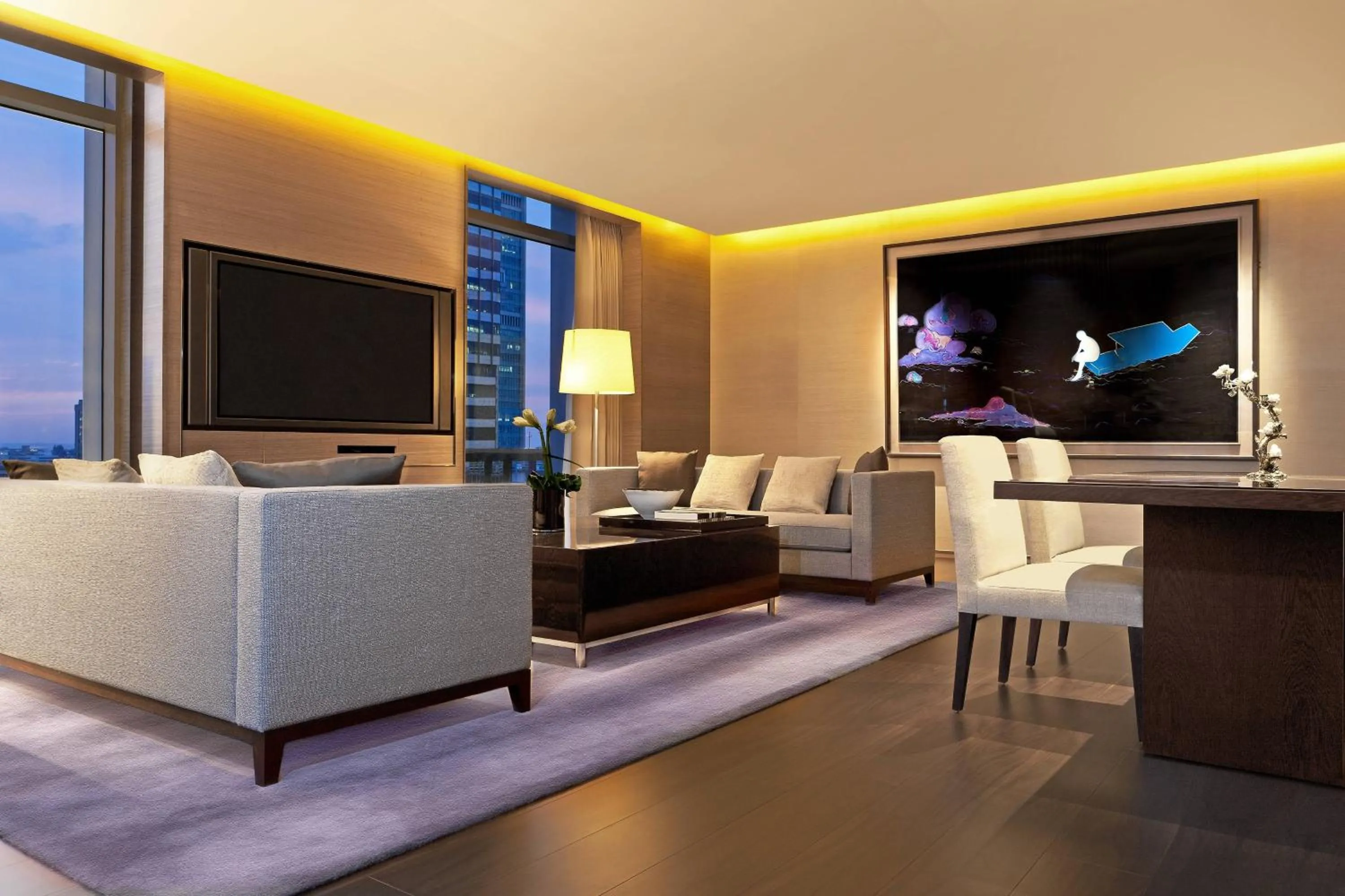 Living room in Le Meridien Taipei