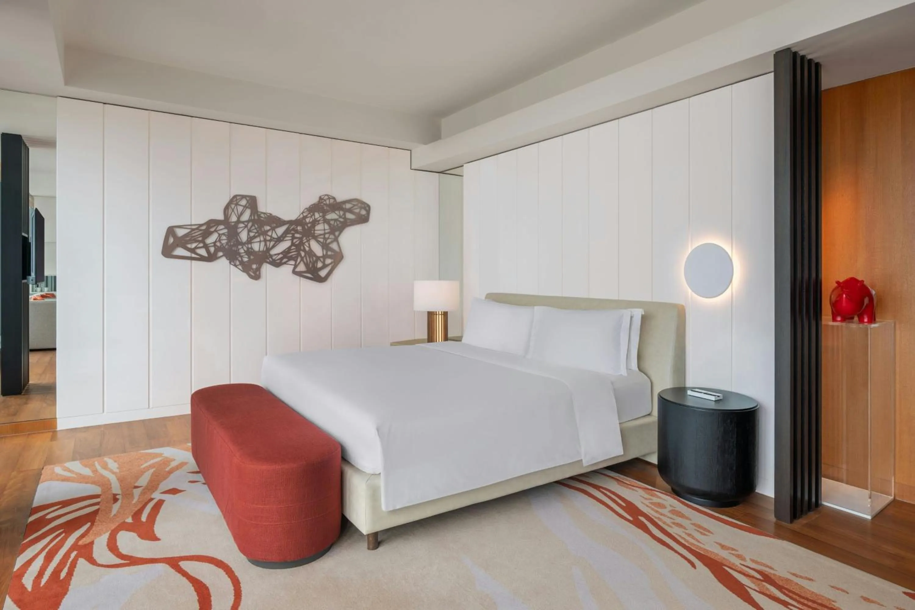 Photo of the whole room, Bed in W Taipei