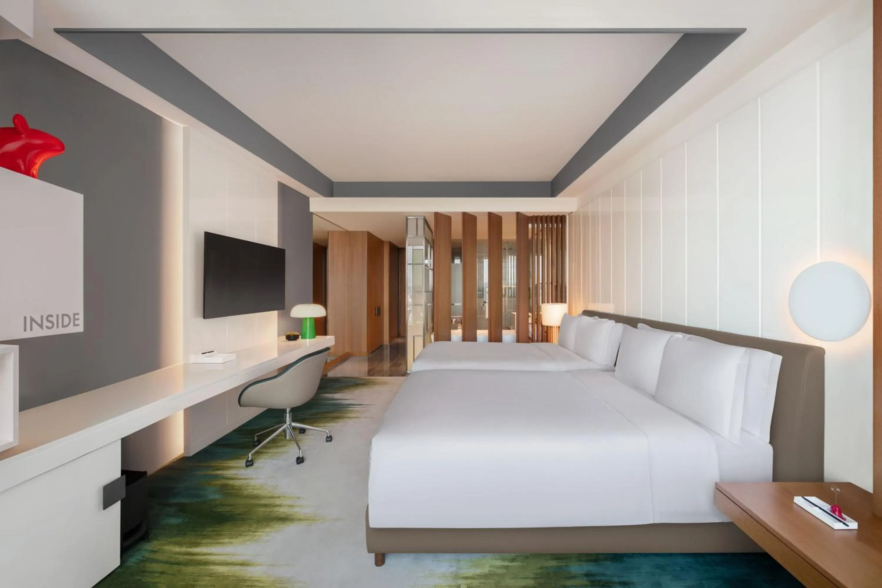 Photo of the whole room, Bed in W Taipei