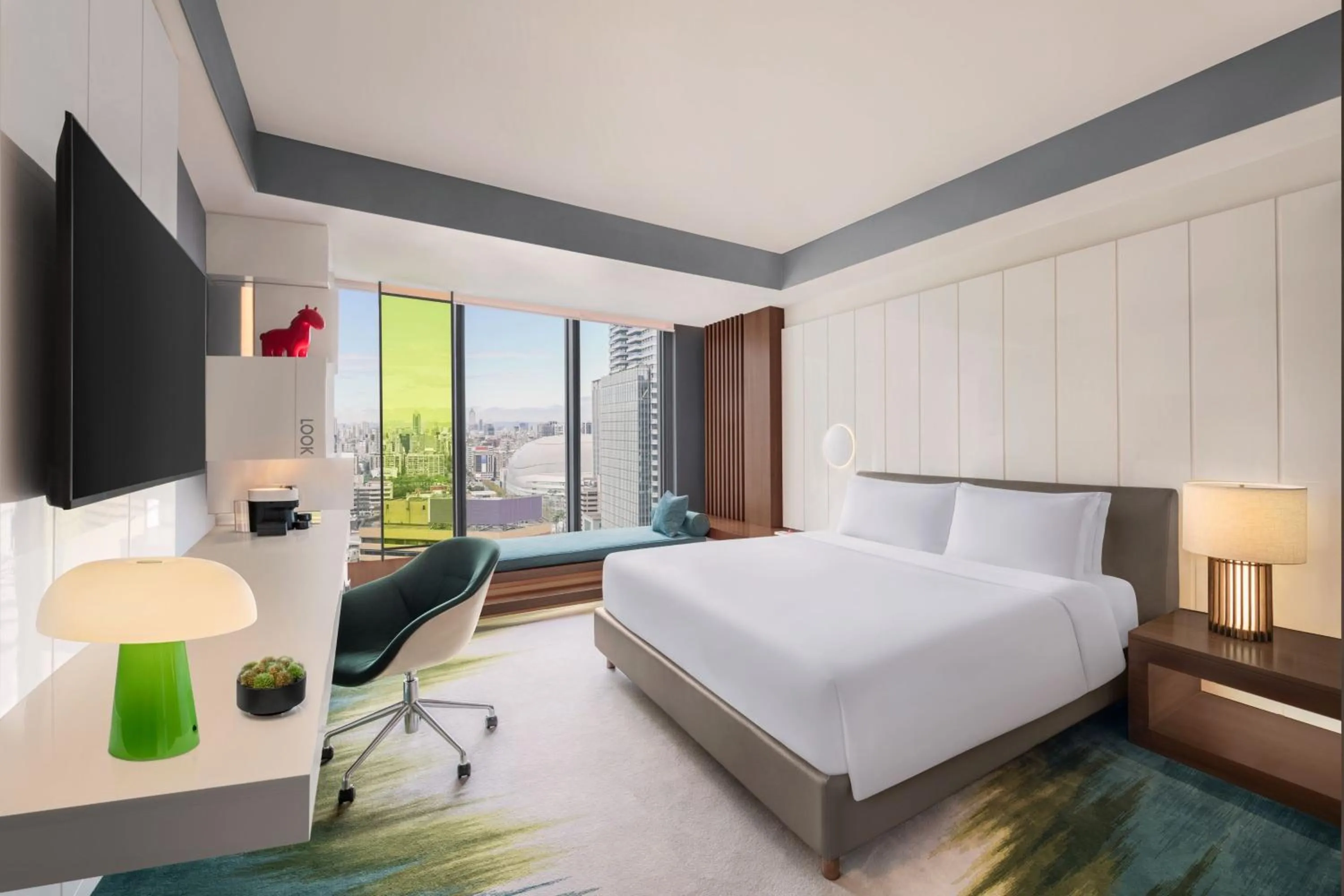 Photo of the whole room, Bed in W Taipei