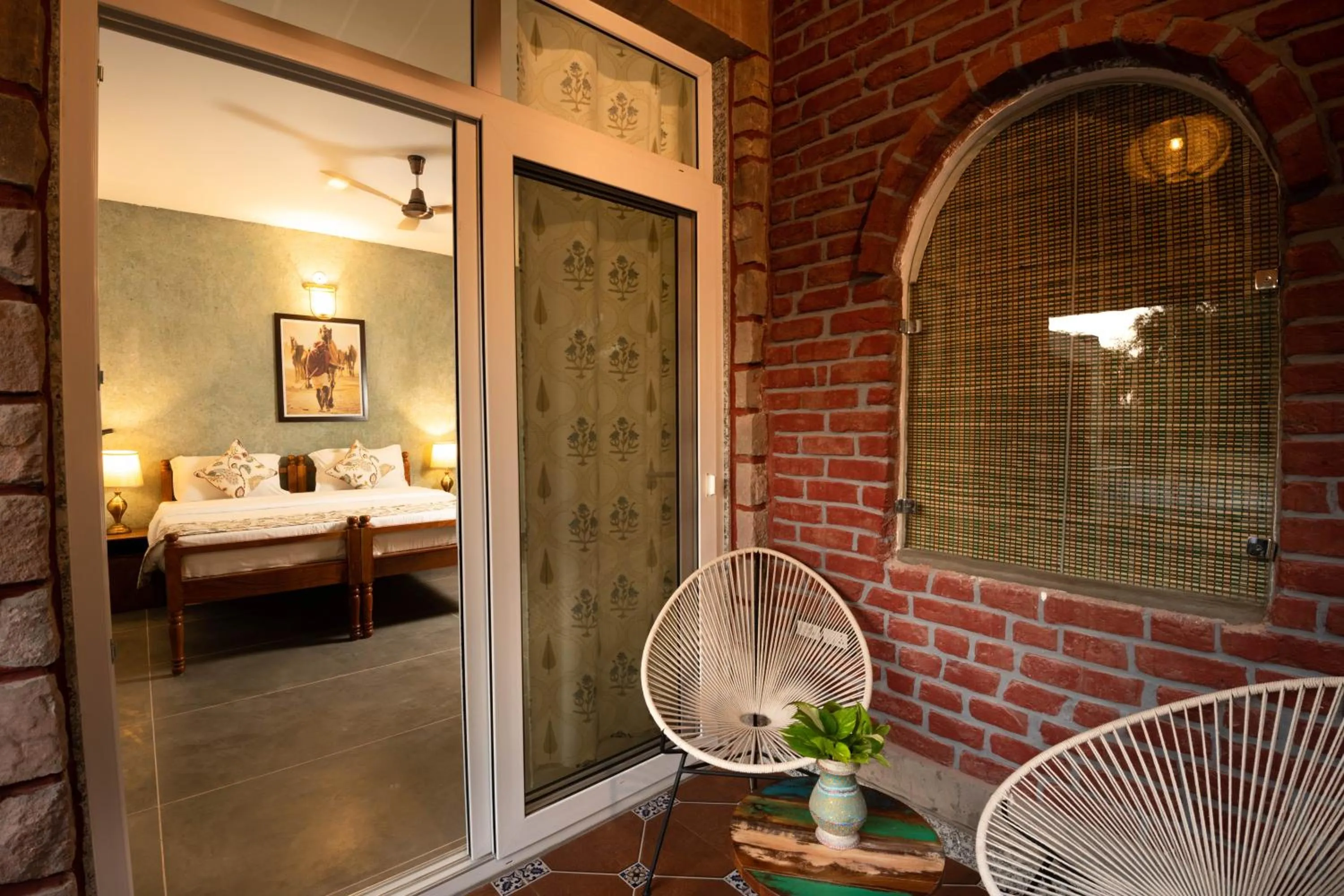 Bed in Mandore Guest House