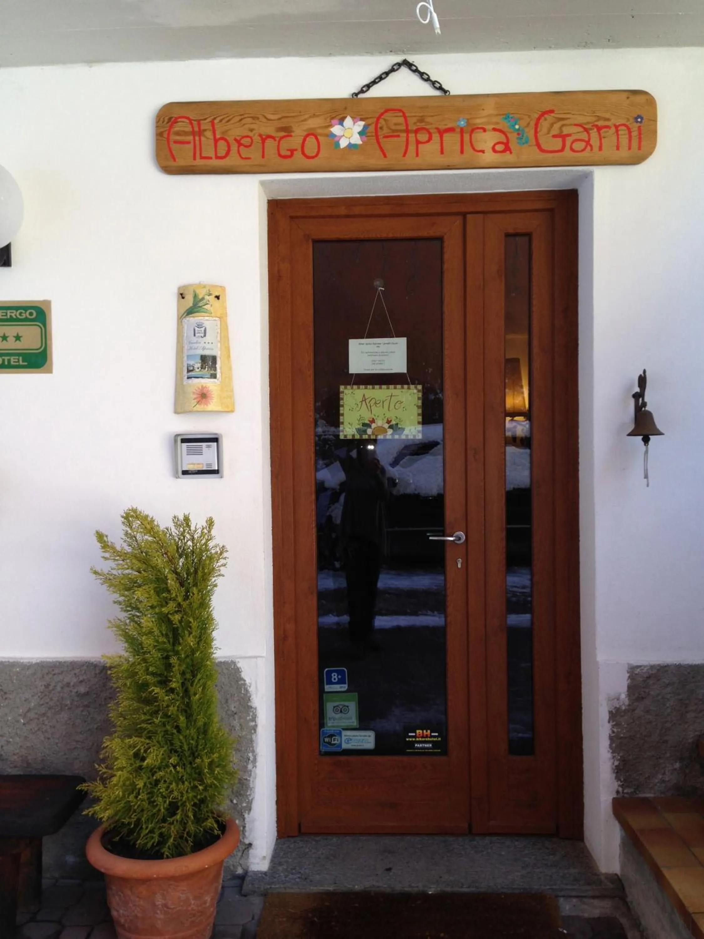 Facade/entrance in Albergo Aprica Garni
