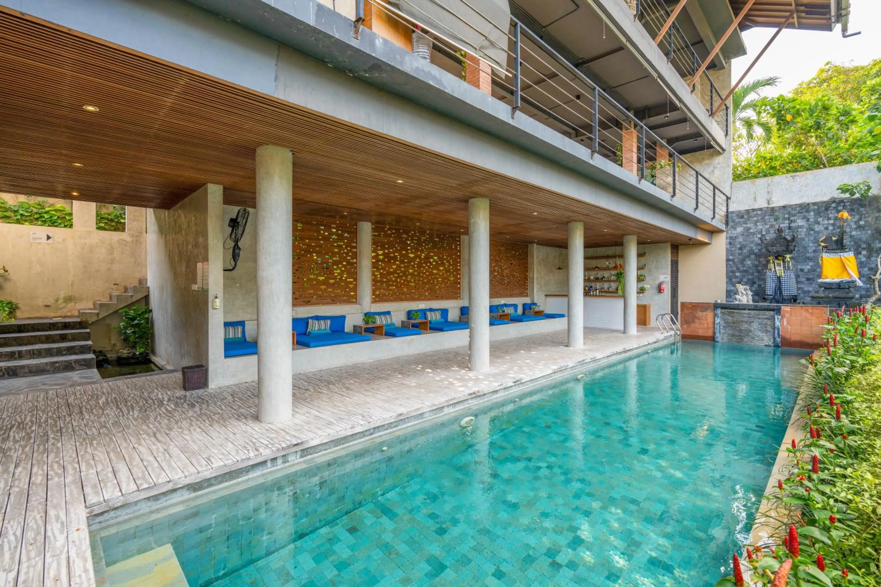 Swimming pool in Maca Villas and Residence Umalas