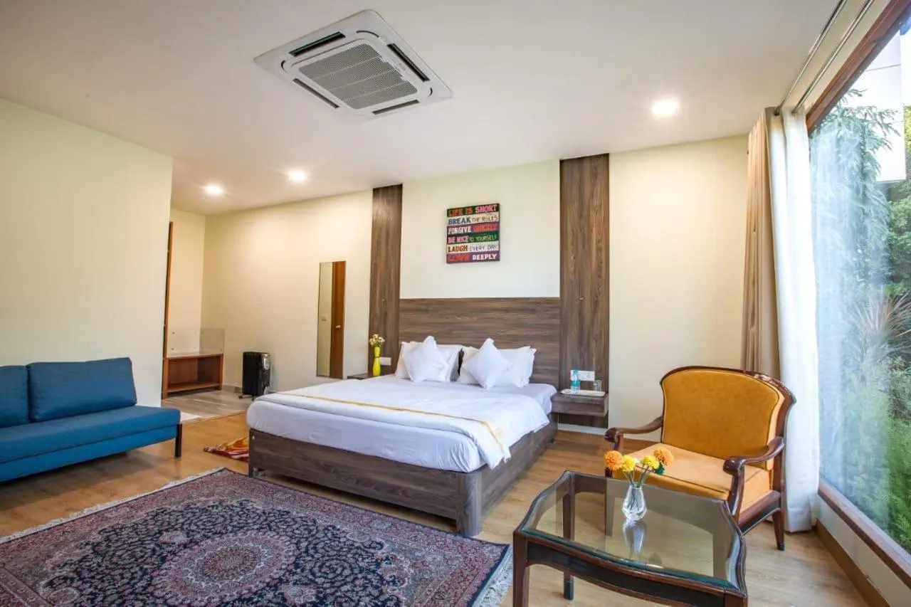 Bed in The Radha Ashok