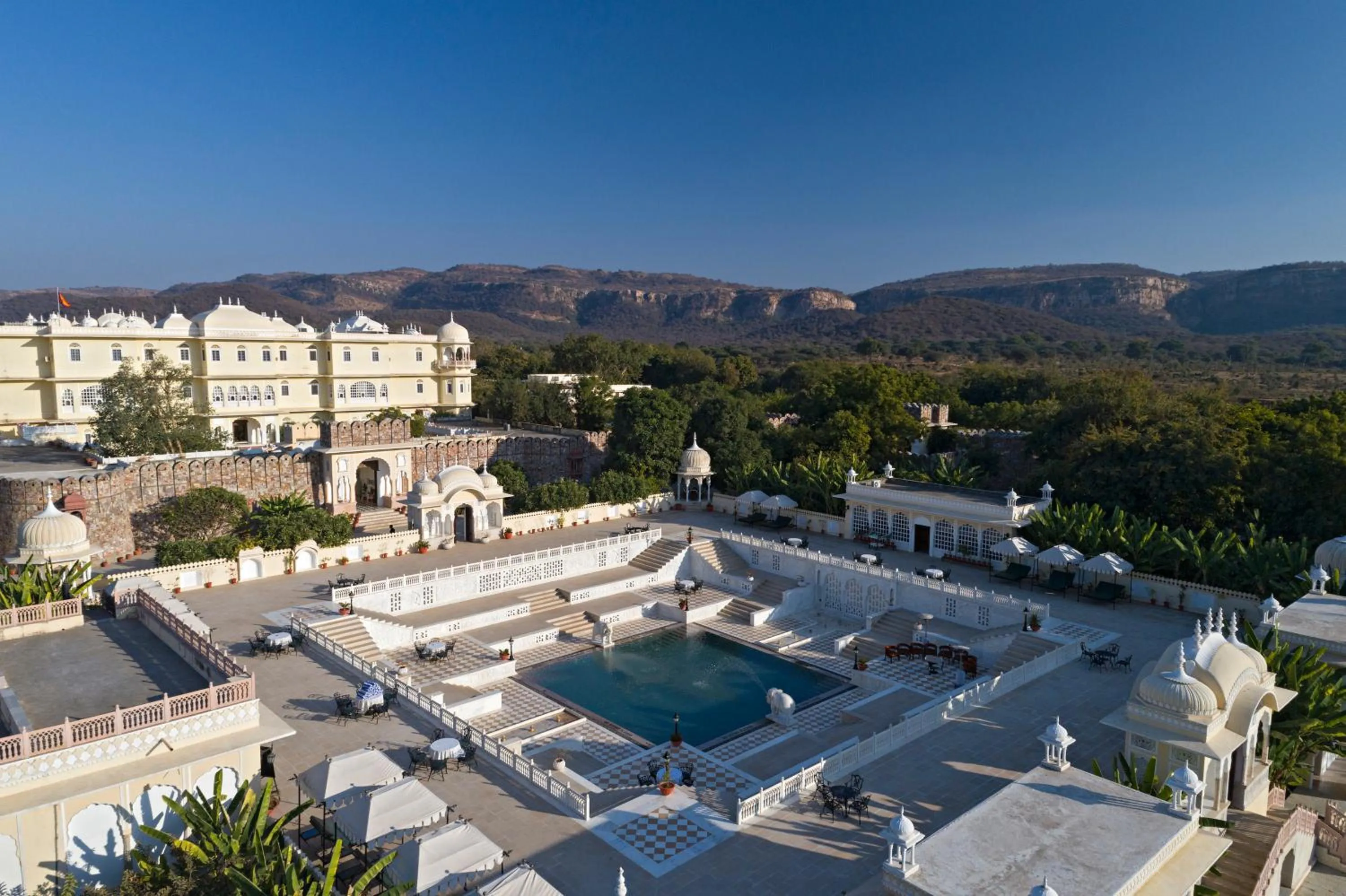 Bird's eye view in Nahargarh Ranthambhore