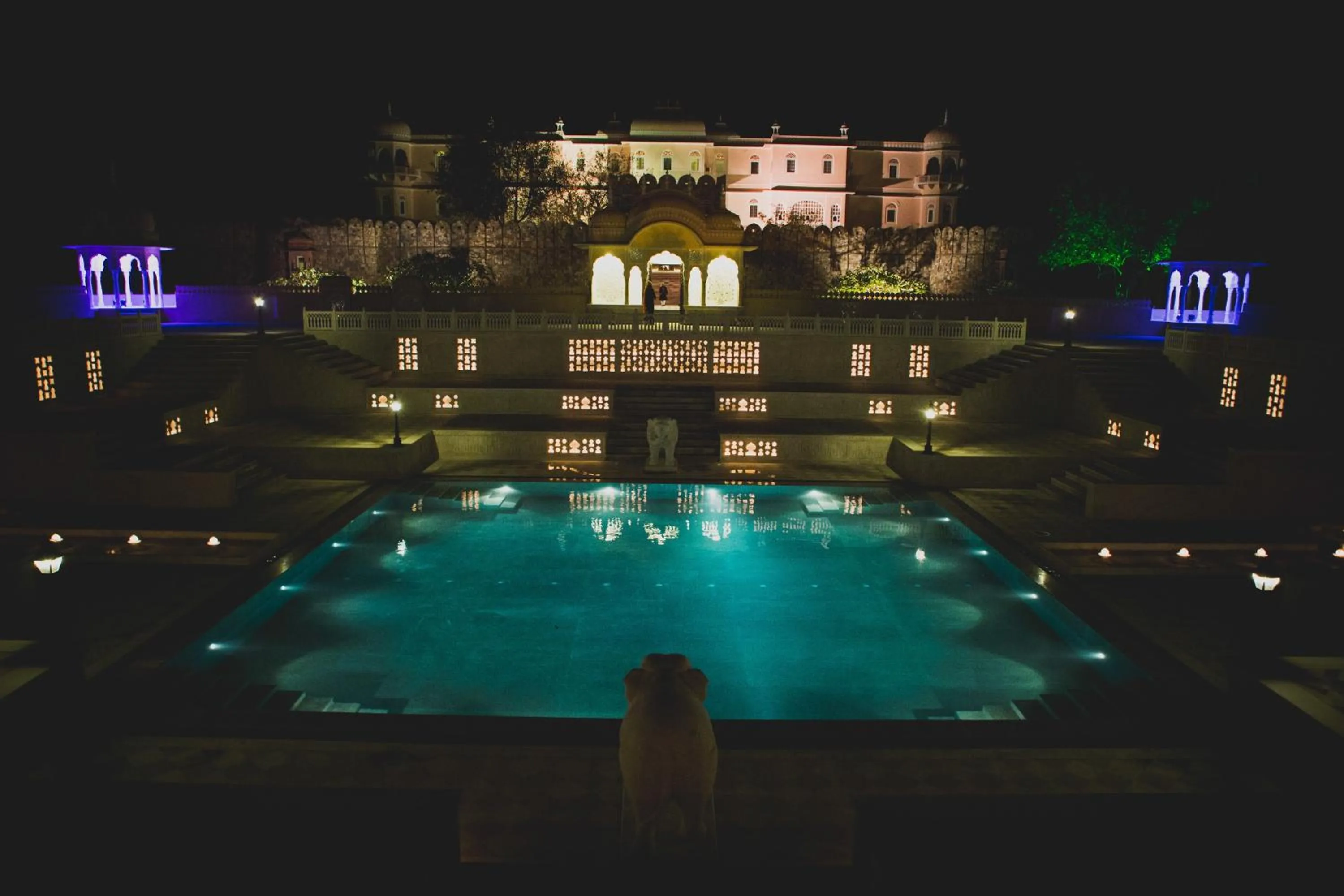 Pool view in Nahargarh Ranthambhore