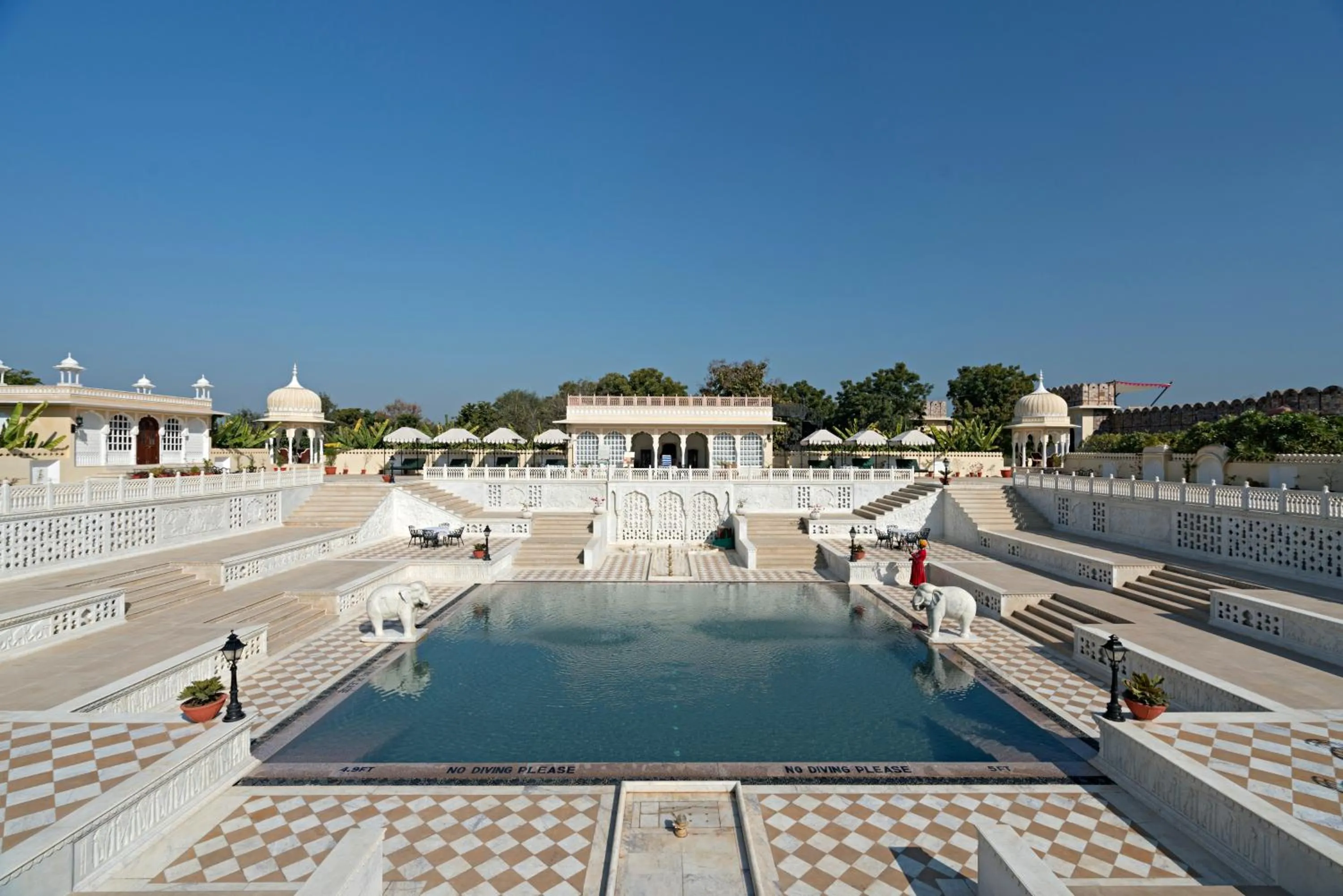 Swimming pool in Nahargarh Ranthambhore