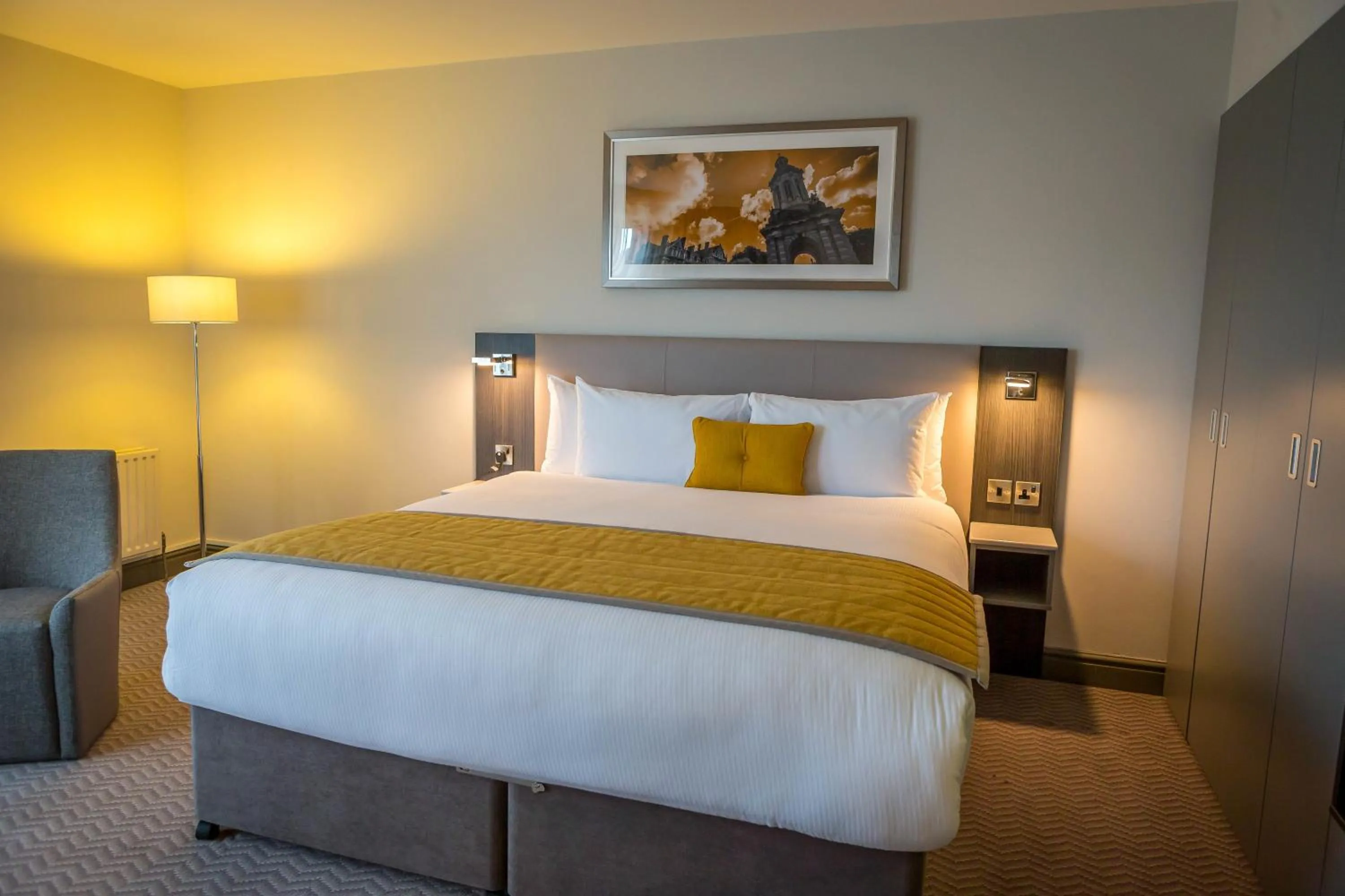 Photo of the whole room, Bed in Maldron Hotel Pearse Street Dublin City