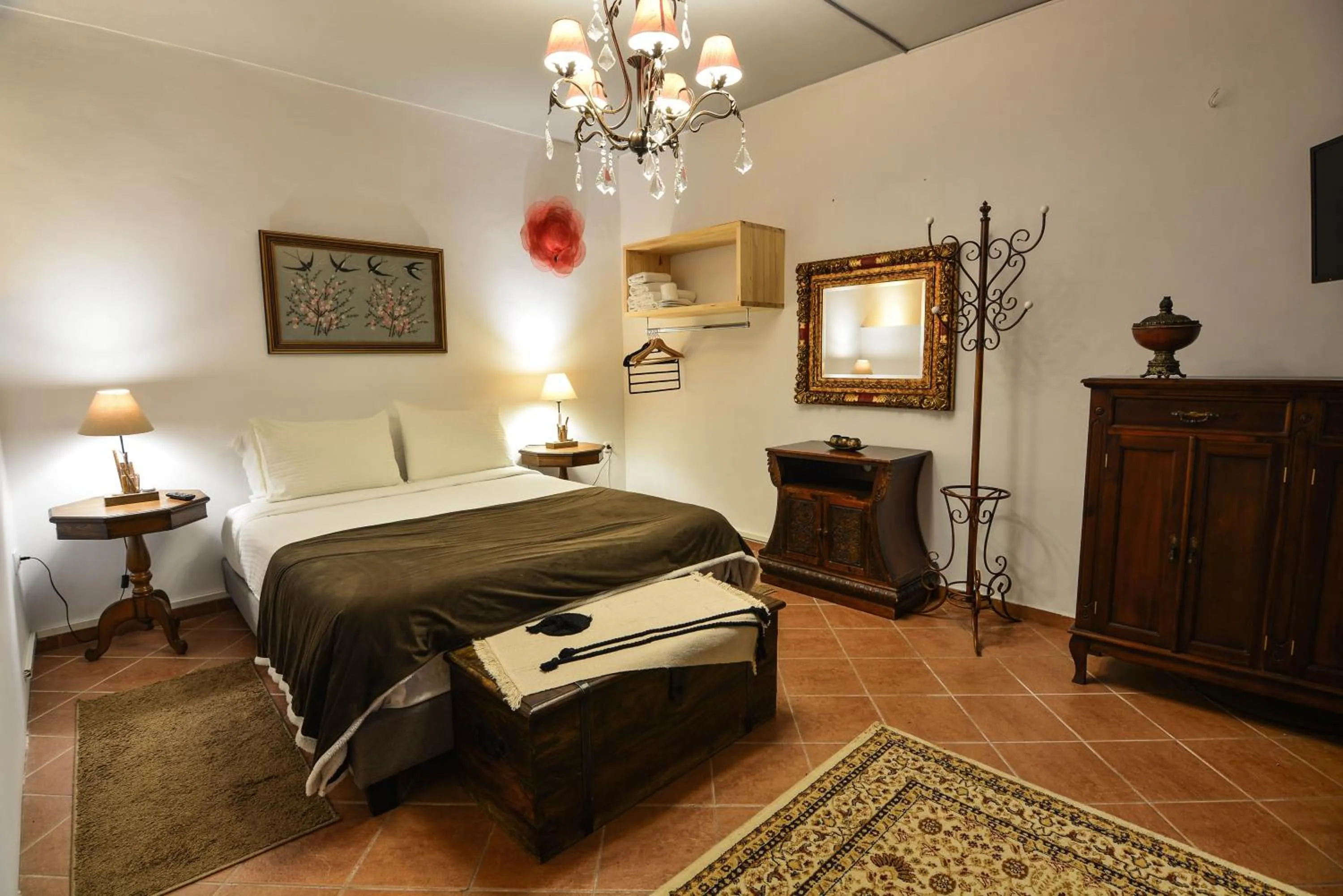 Photo of the whole room, Bed in Trikalon Muses Art Suites