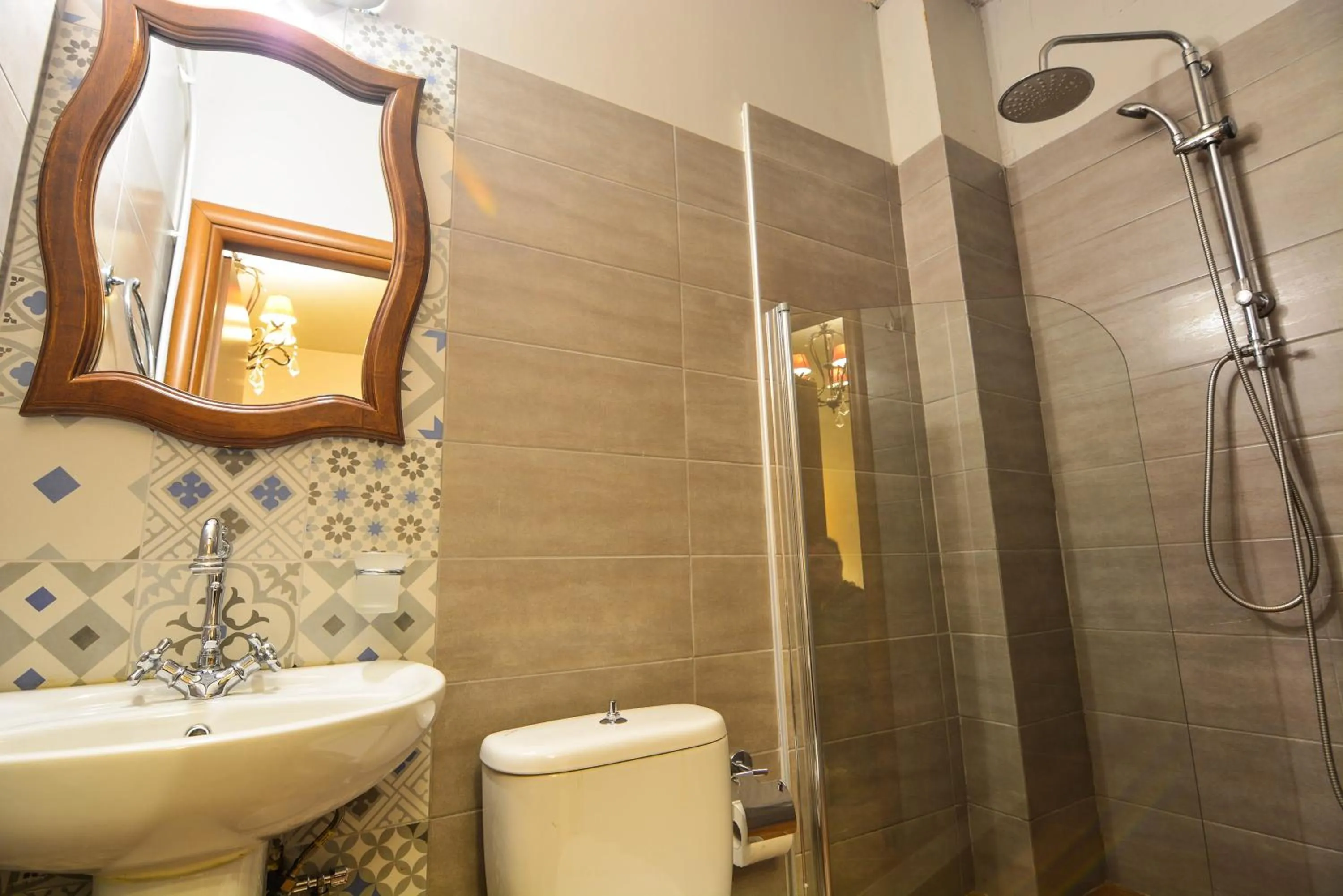 Bathroom in Trikalon Muses Art Suites