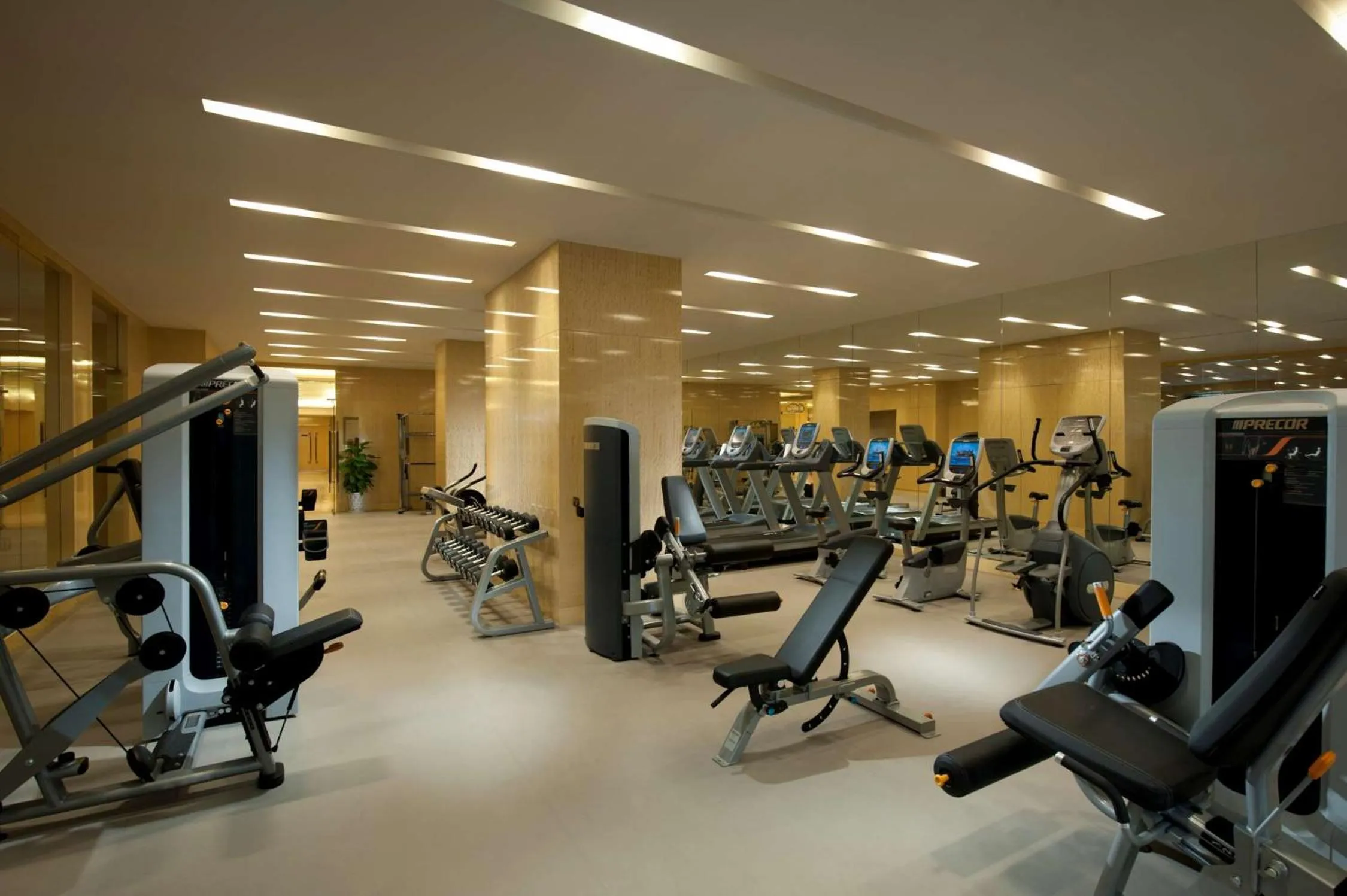 Fitness centre/facilities in Hilton Xi'an