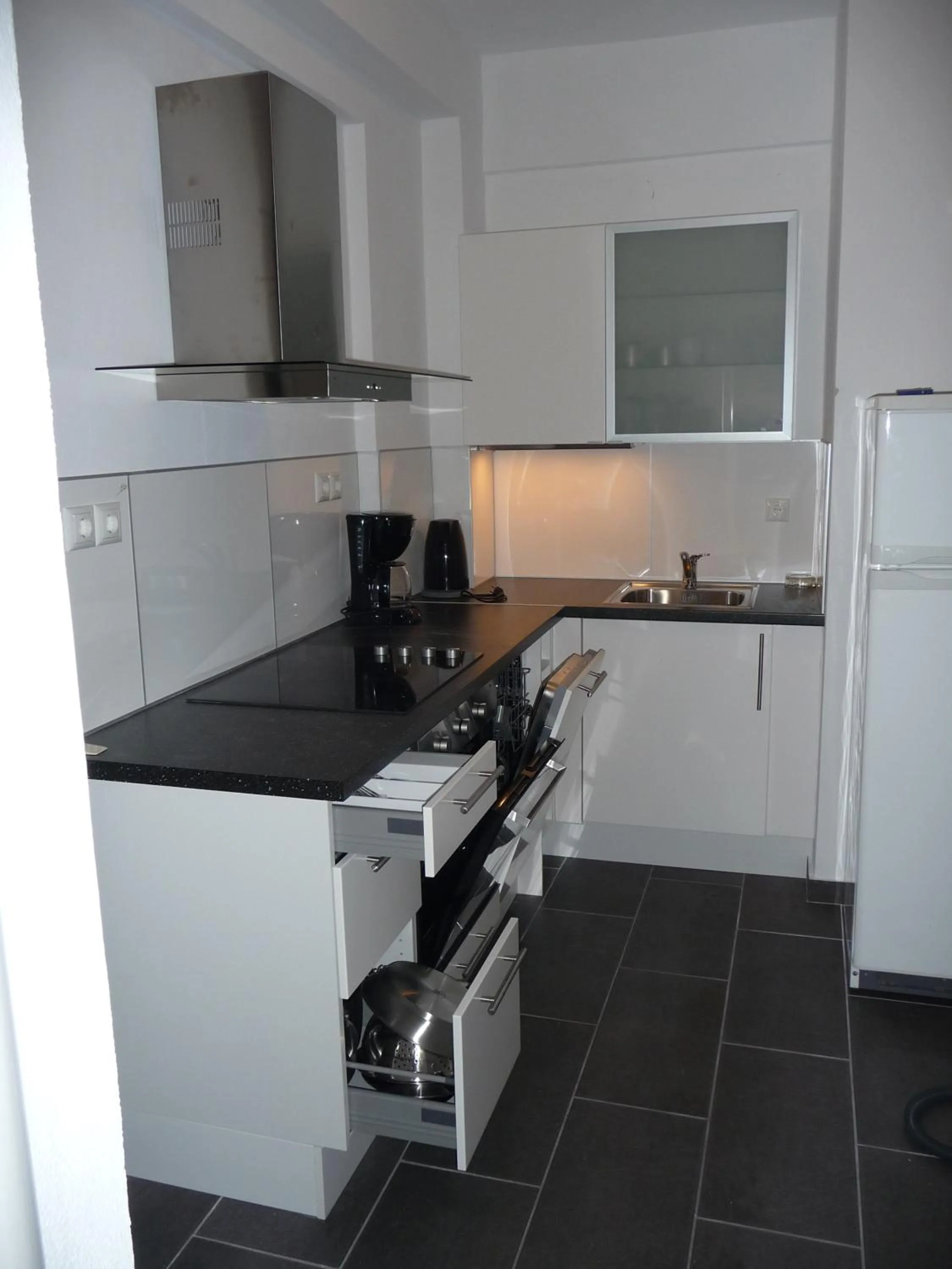 Kitchen or kitchenette in Residence La Scala