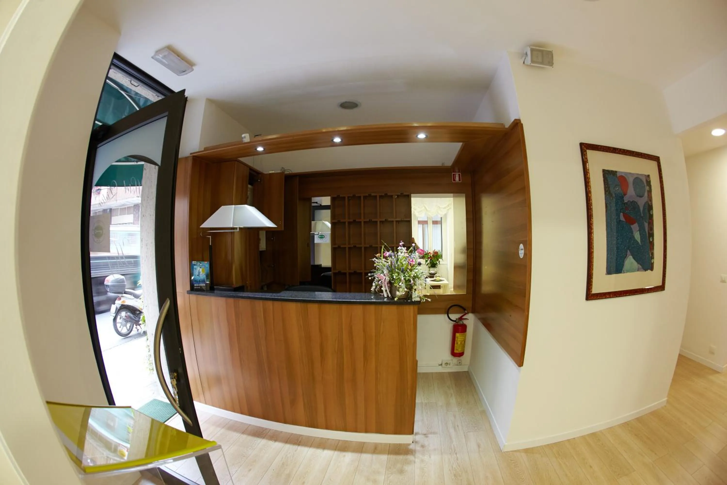 Lobby or reception in Hotel Lydia