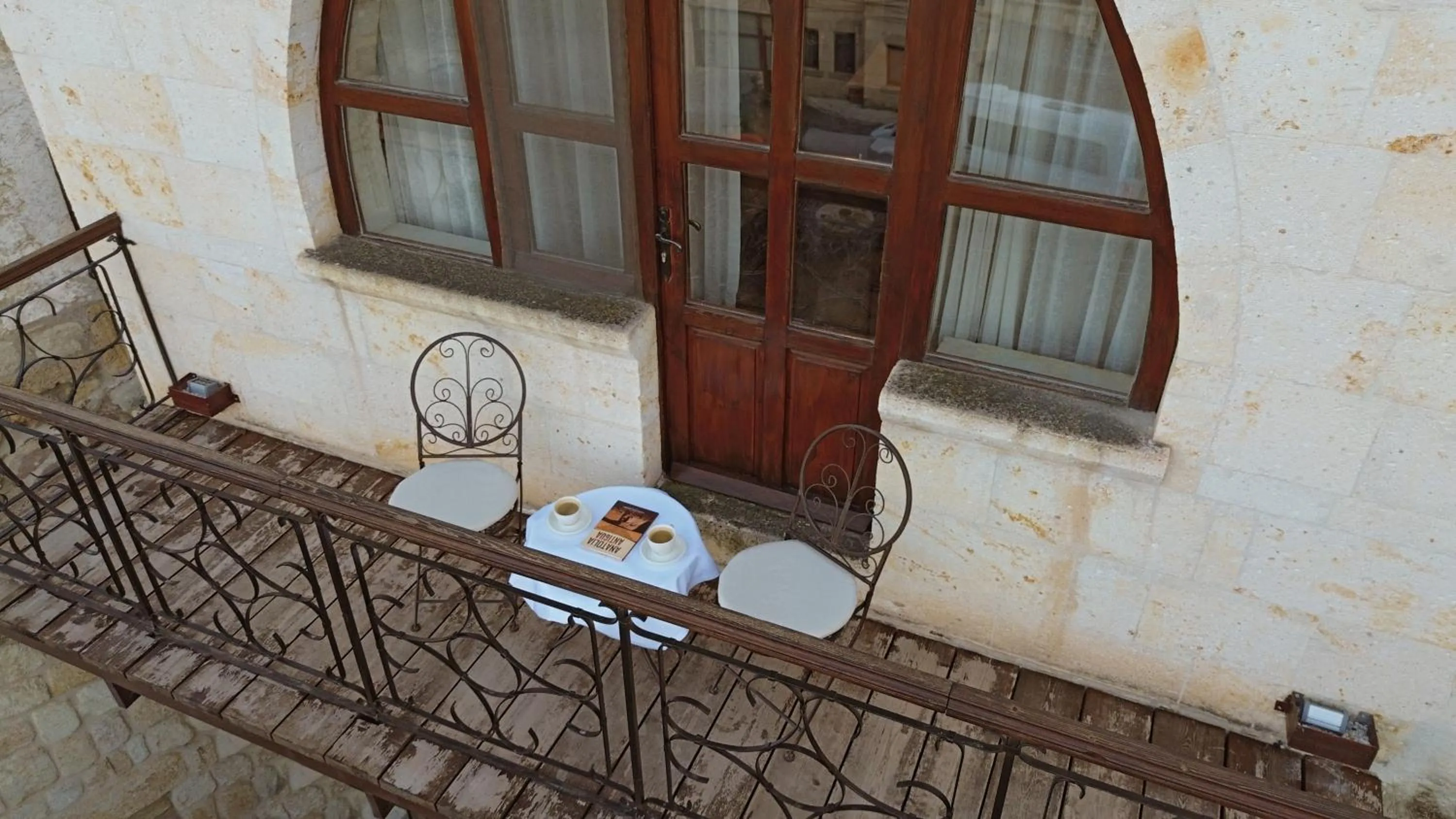 Balcony/Terrace in Mithra Cave Cappadocia