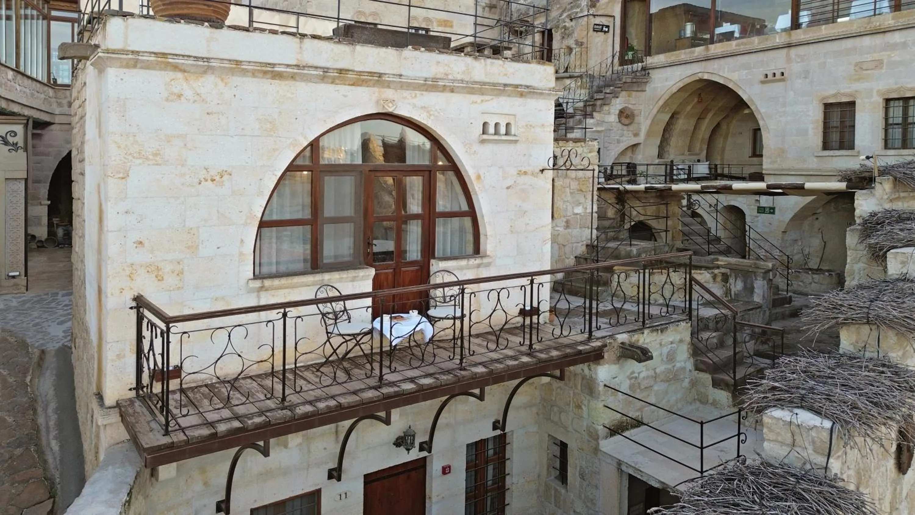 Balcony/Terrace in Mithra Cave Cappadocia