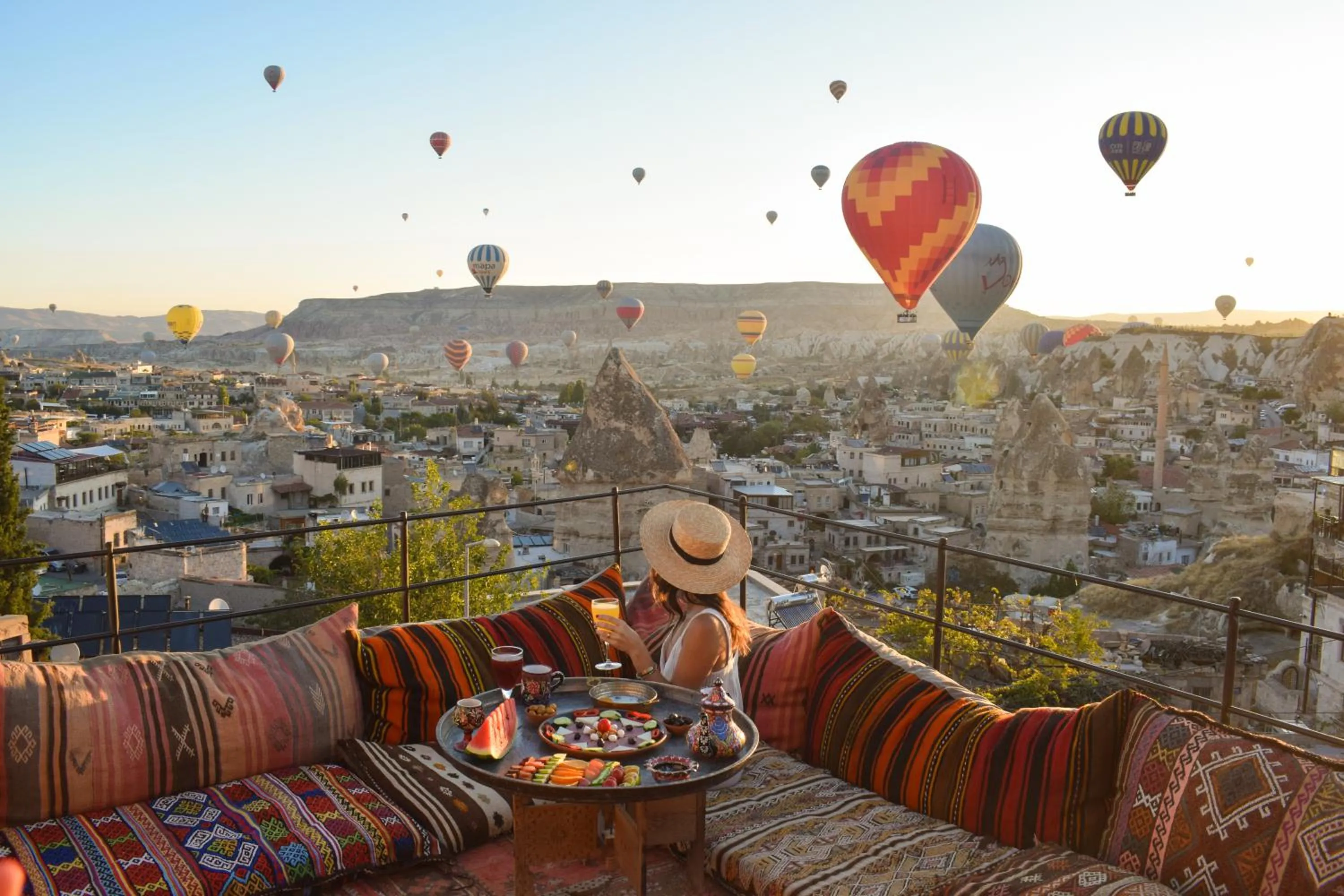 Balcony/Terrace in Mithra Cave Cappadocia