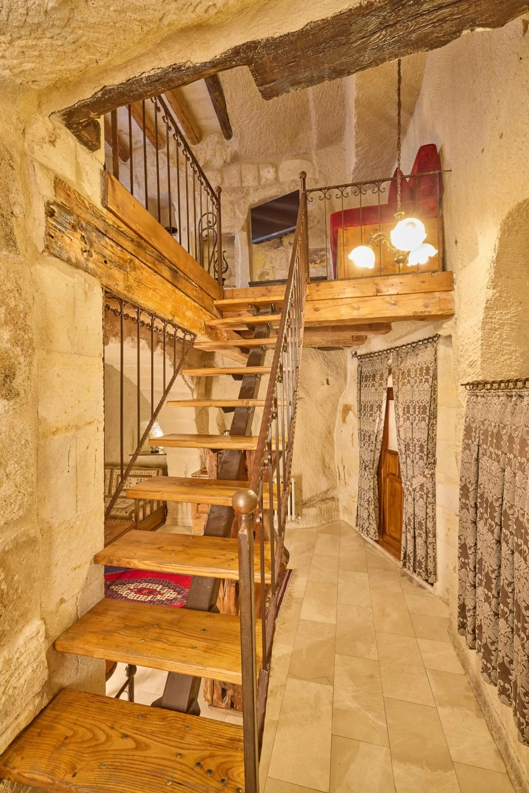 Decorative detail in Mithra Cave Cappadocia